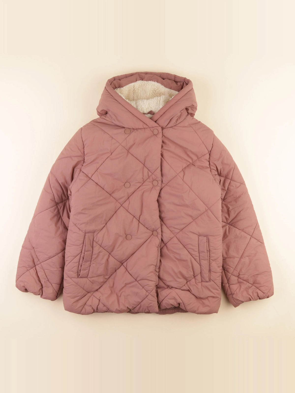 Vertbaudet - doudoune rose - 14 ans