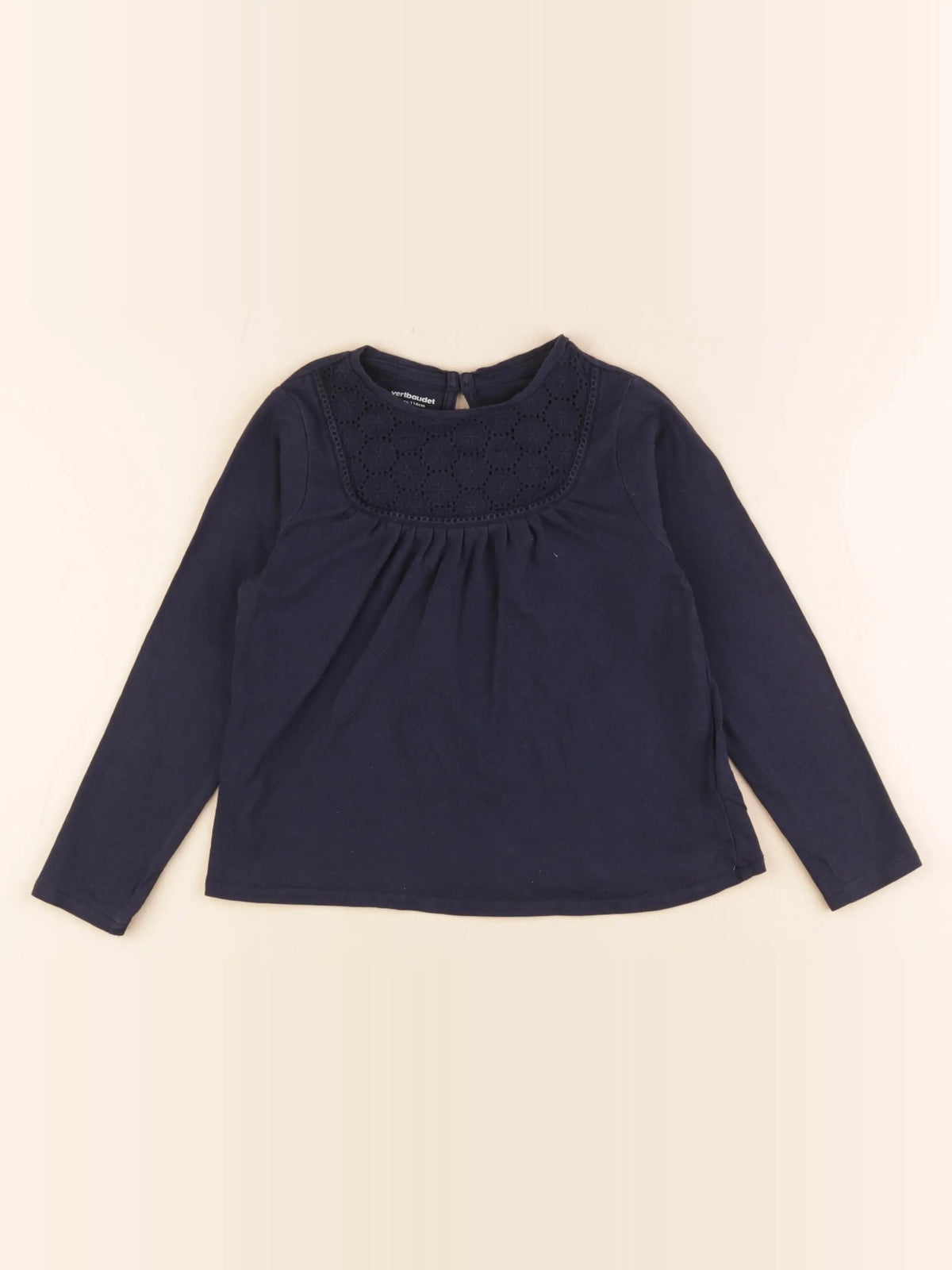 Vertbaudet - tee-shirt bleu - 6 ans