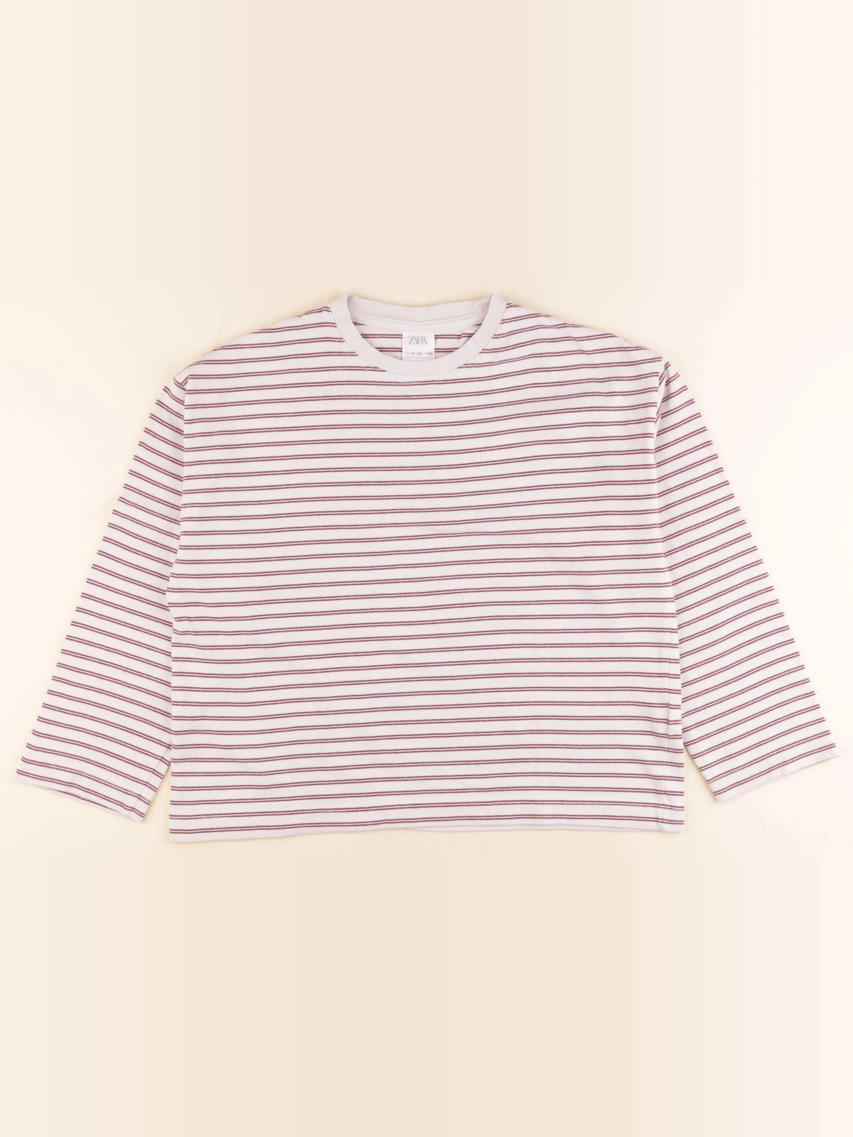 Zara - tee-shirt rose, rouge - 11/12 ans
