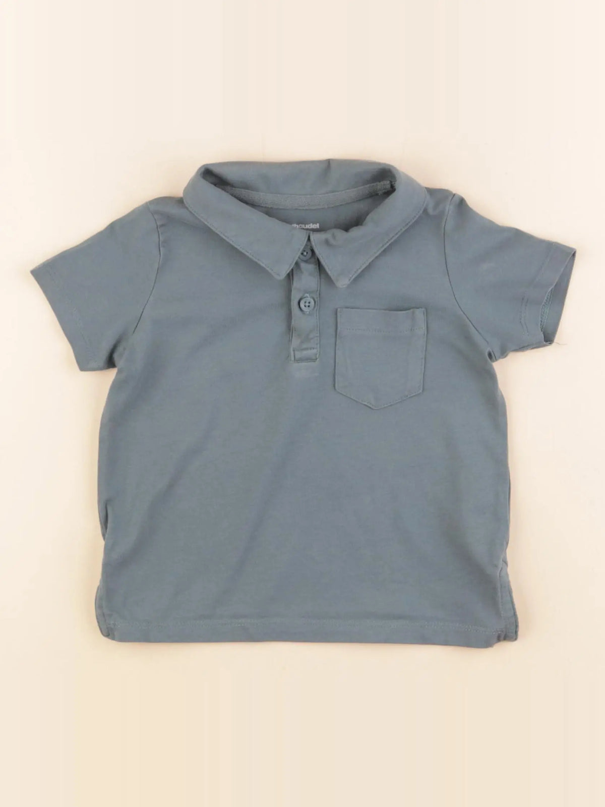 Vertbaudet - polo vert - 2 ans