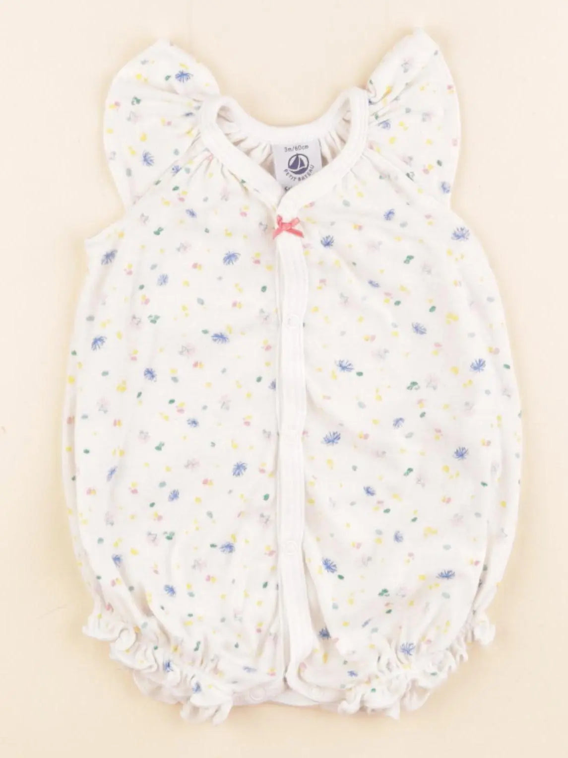 Petit Bateau - pyjama coton multicolore - 3 mois