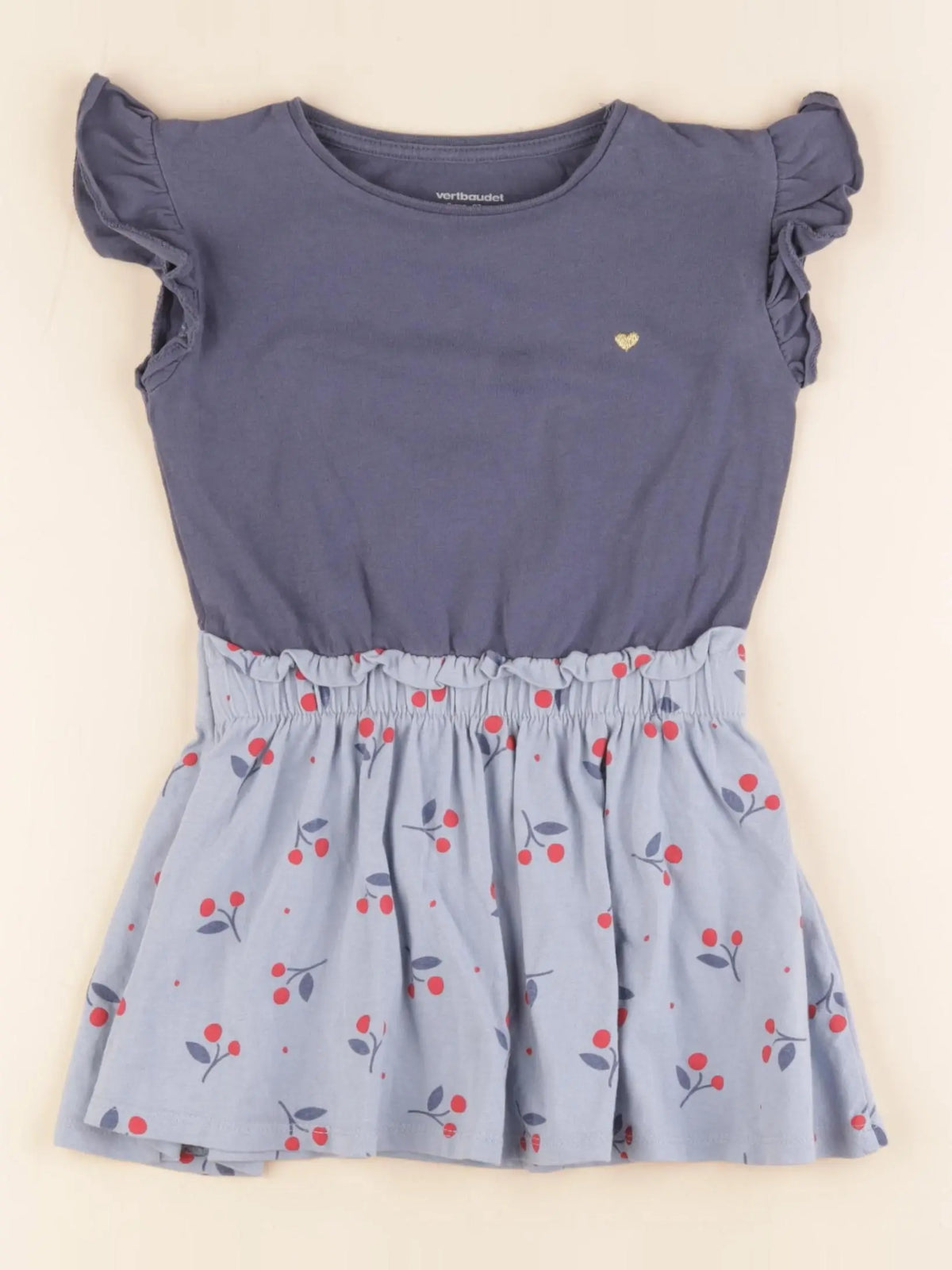 Vertbaudet - robe bleu - 3 ans