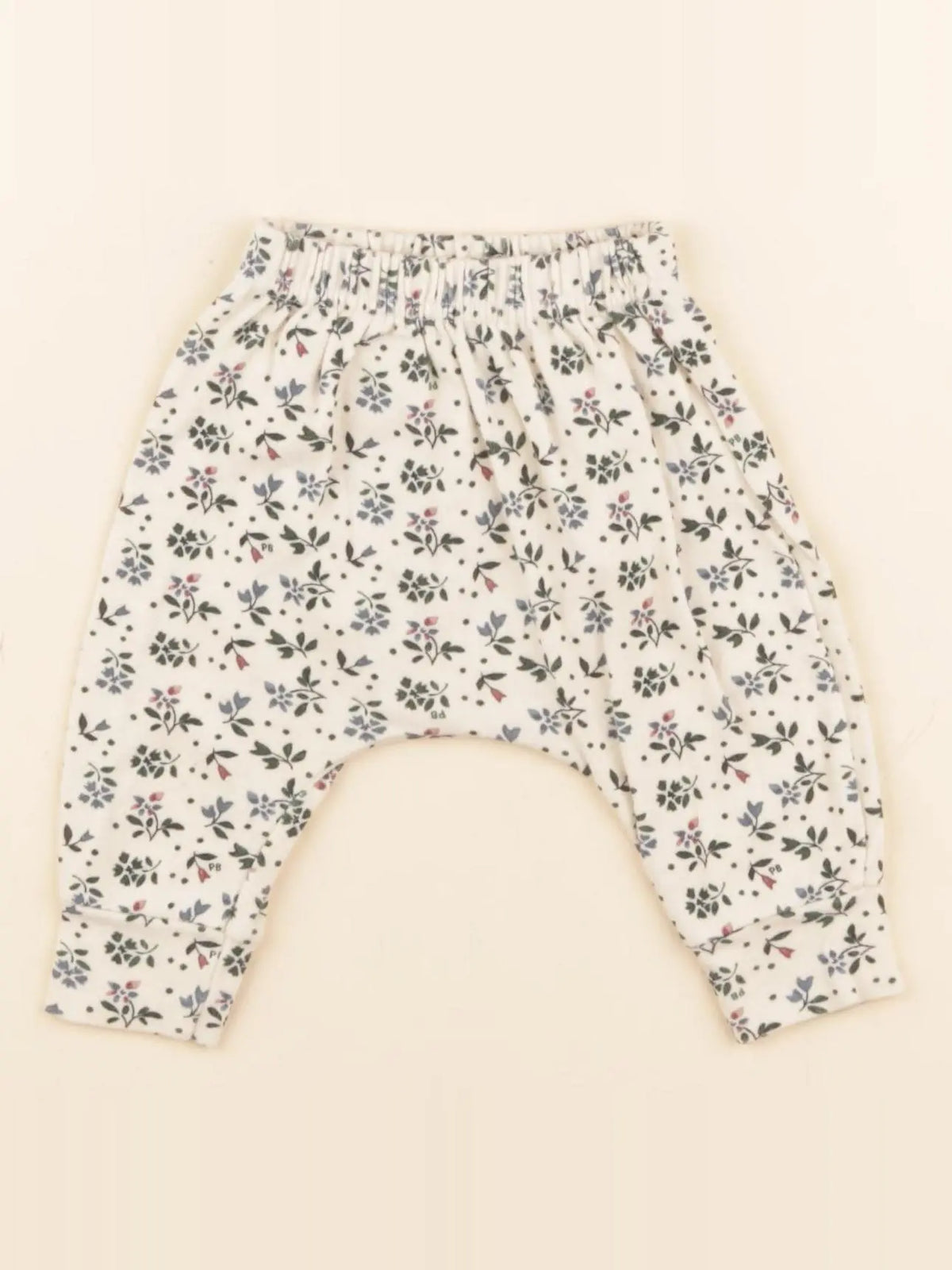 Petit Bateau - sarouel beige - 1 mois