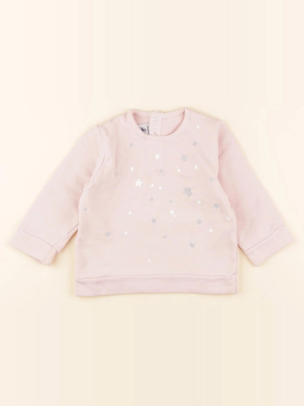 Petit Bateau - sweat rose - 18 mois