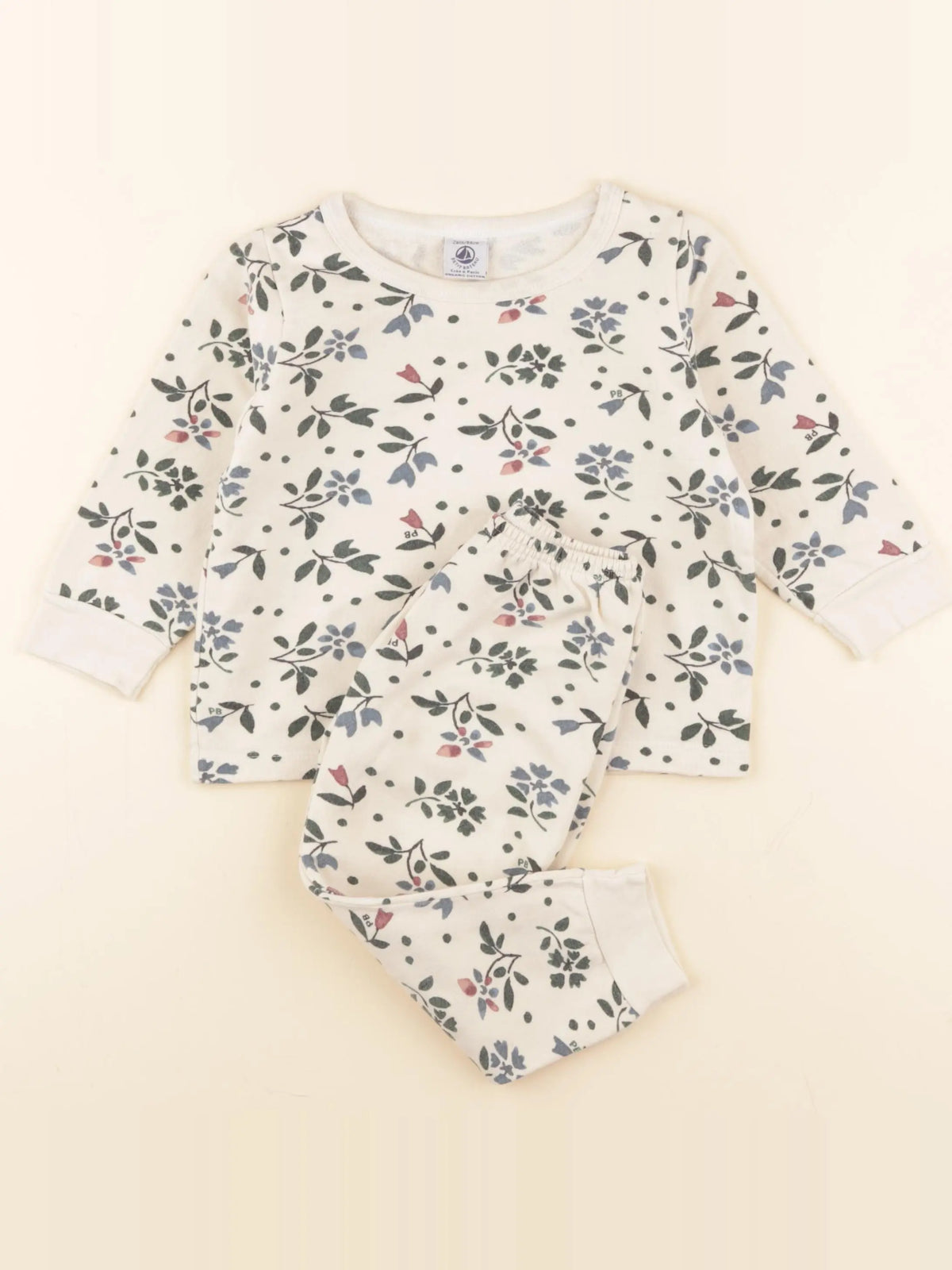 Petit Bateau - pyjama coton multicolore - 2 ans