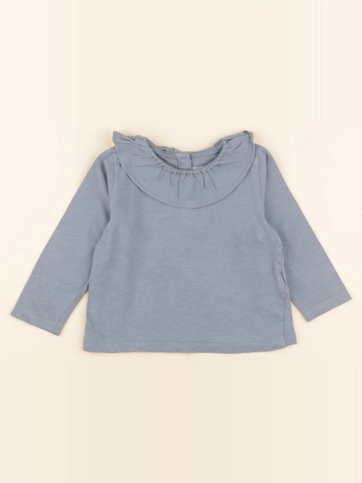 Petit Bateau - tee-shirt bleu - 18 mois