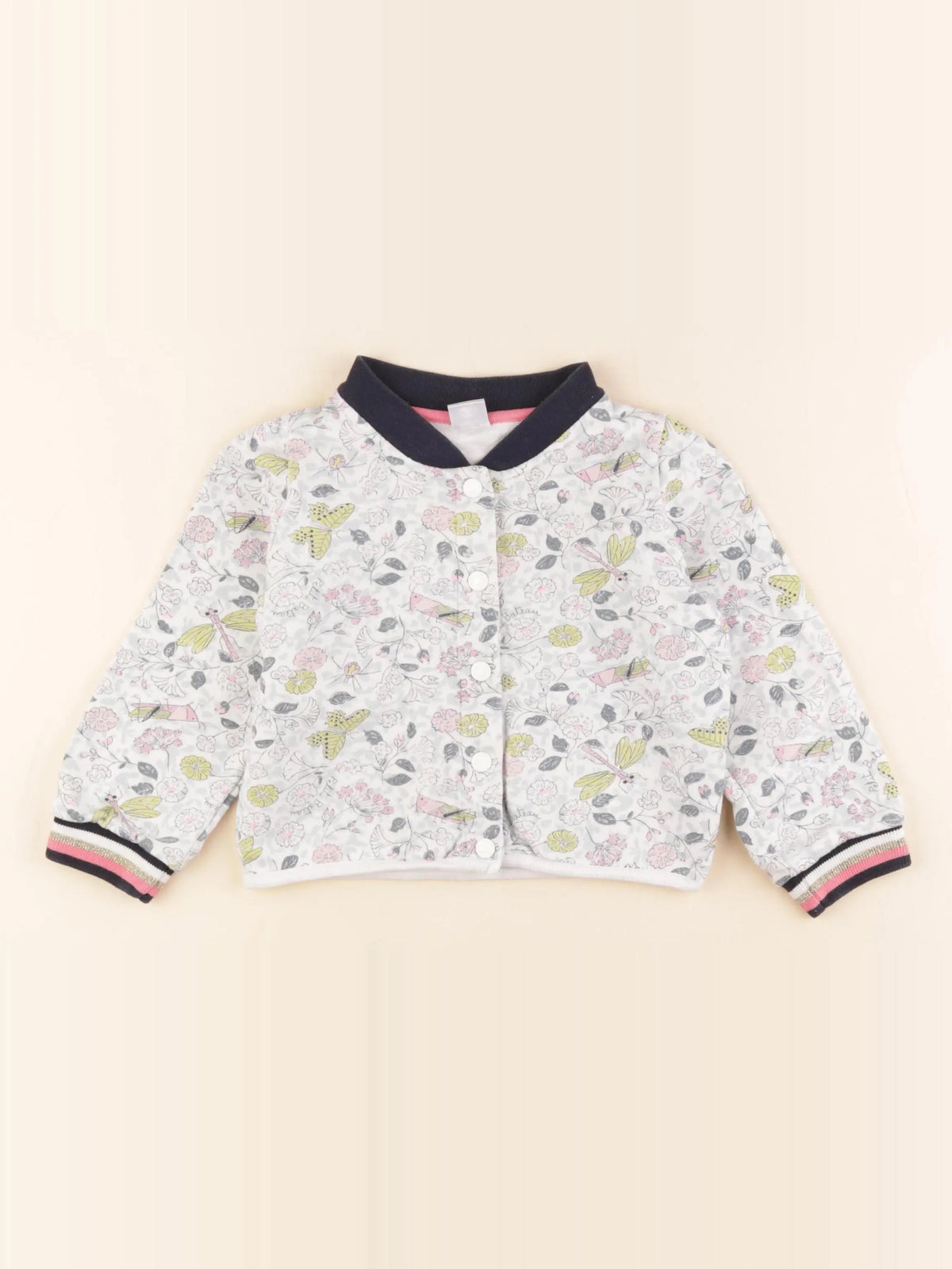 Petit Bateau - veste multicolore - 3 ans