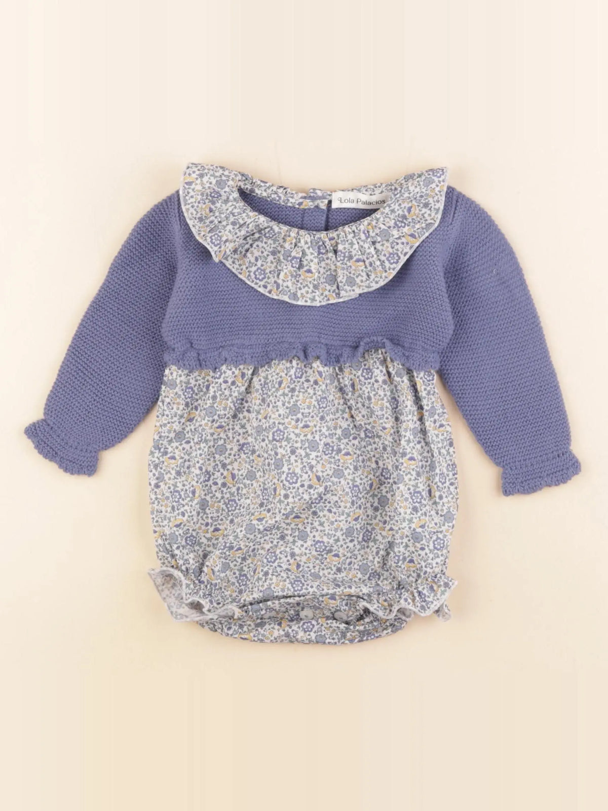 Lola Palacios - combinaison bleu - 6 mois