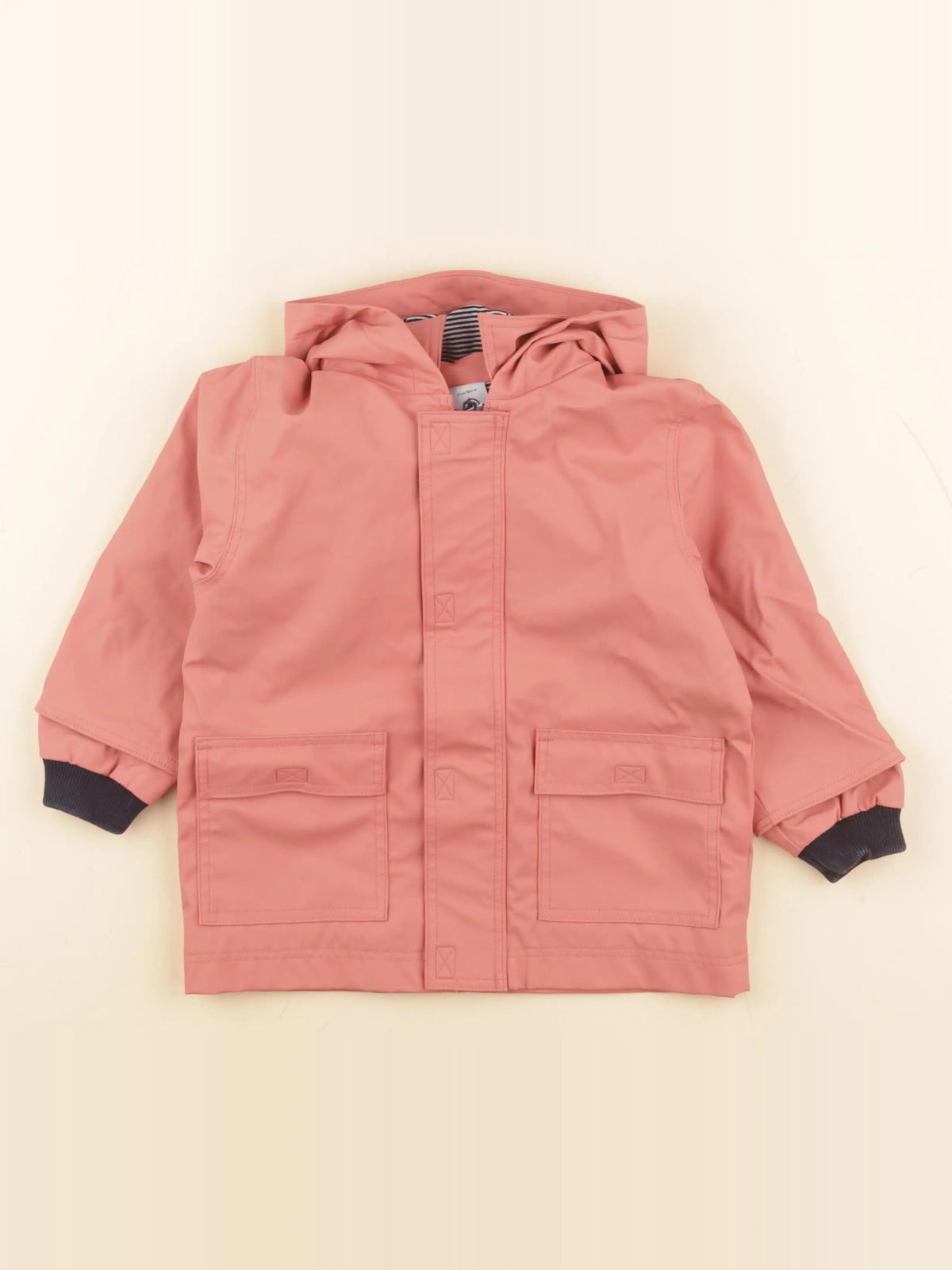 Petit Bateau - imperméable rose - 24 mois