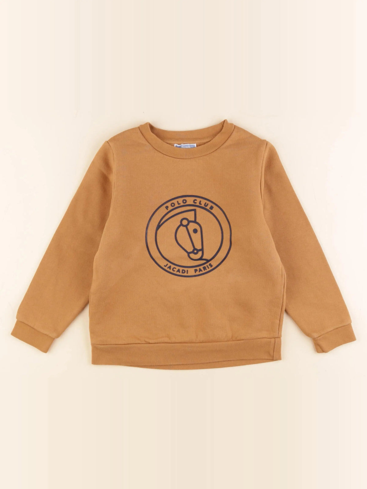 Jacadi - sweat marron - 6 ans
