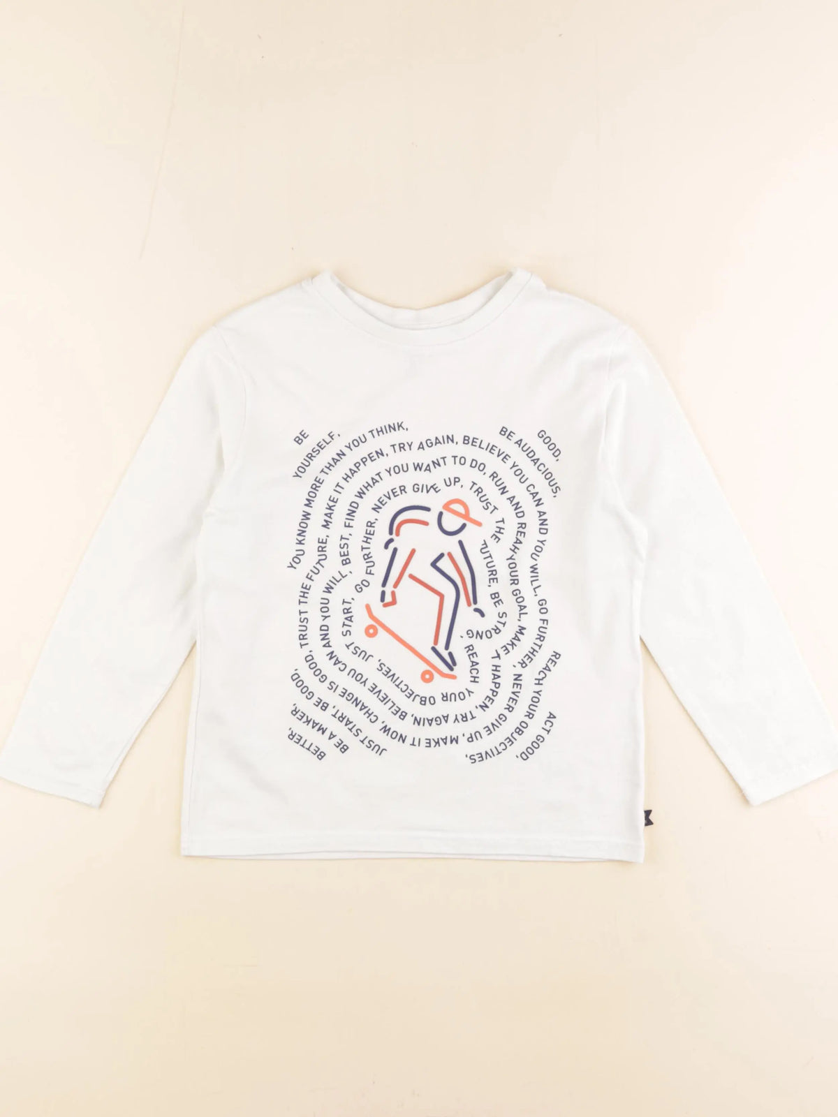 Okaidi - tee-shirt blanc - 6 ans