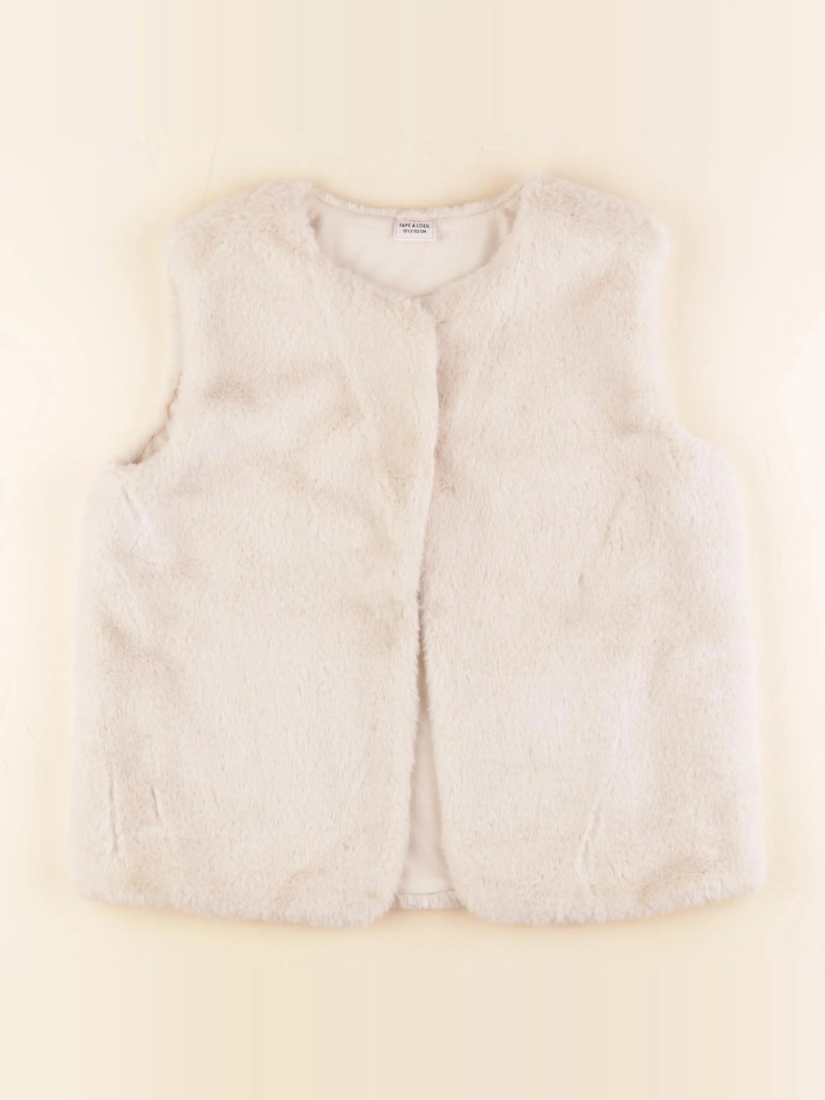 Tape à l'oeil - gilet blanc - 12 ans