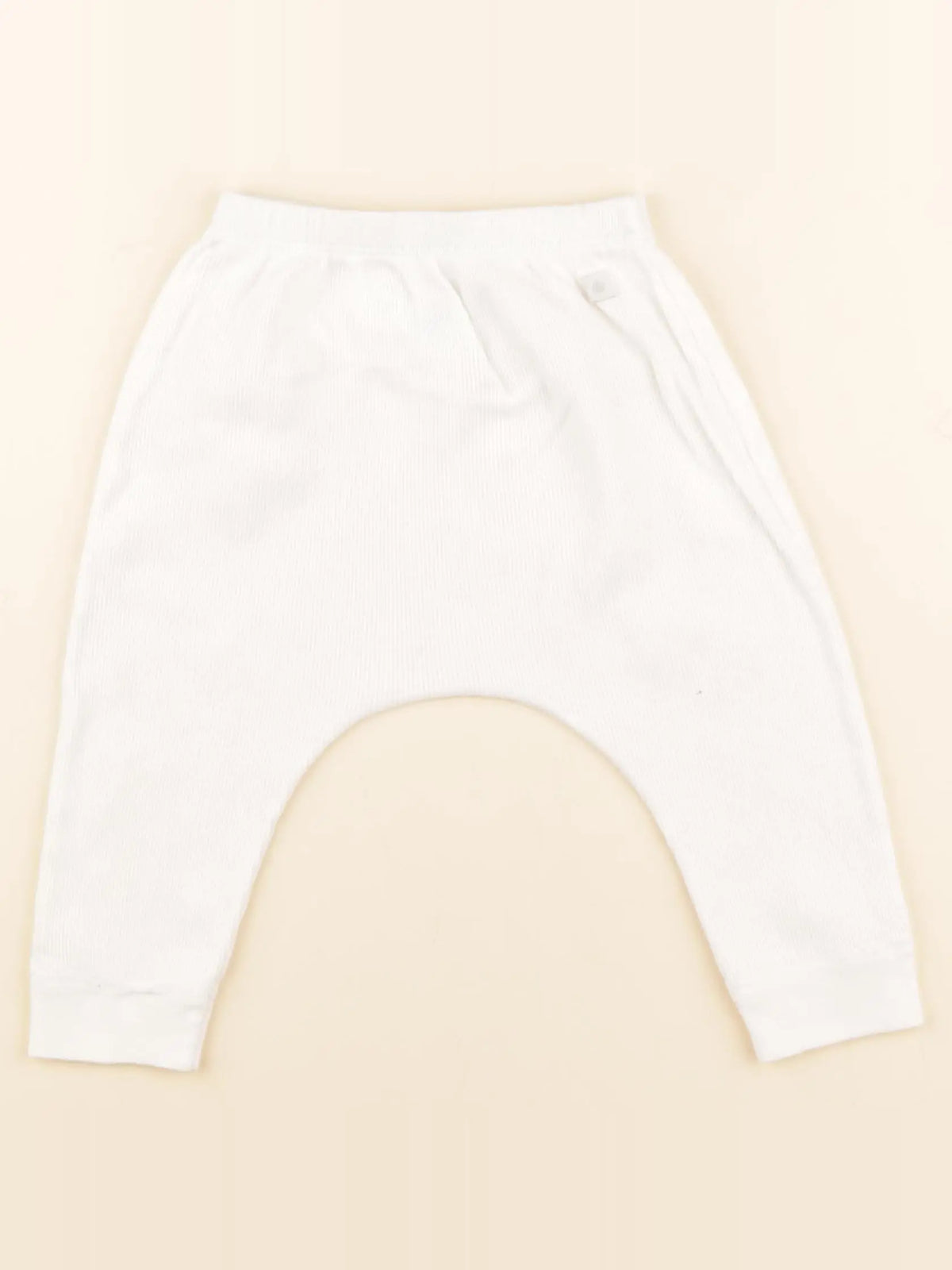 Petit Bateau - sarouel blanc - 12 mois
