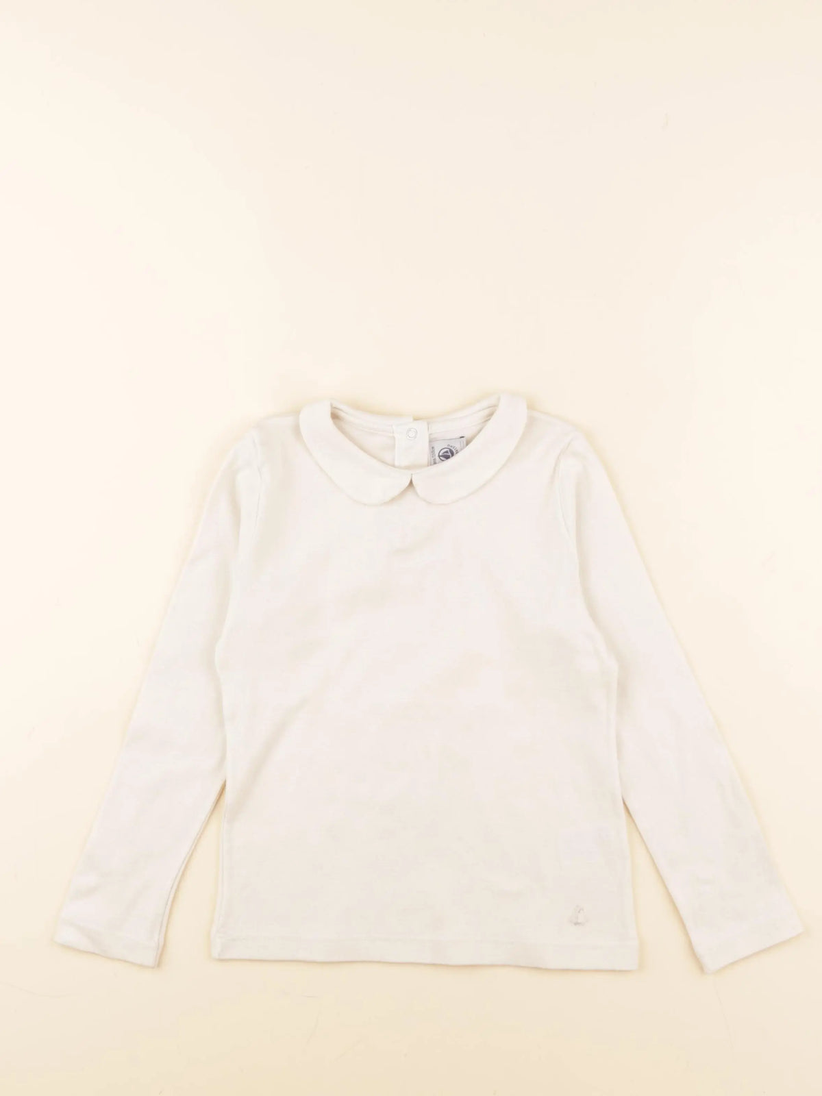 Petit Bateau - tee-shirt beige - 5 ans