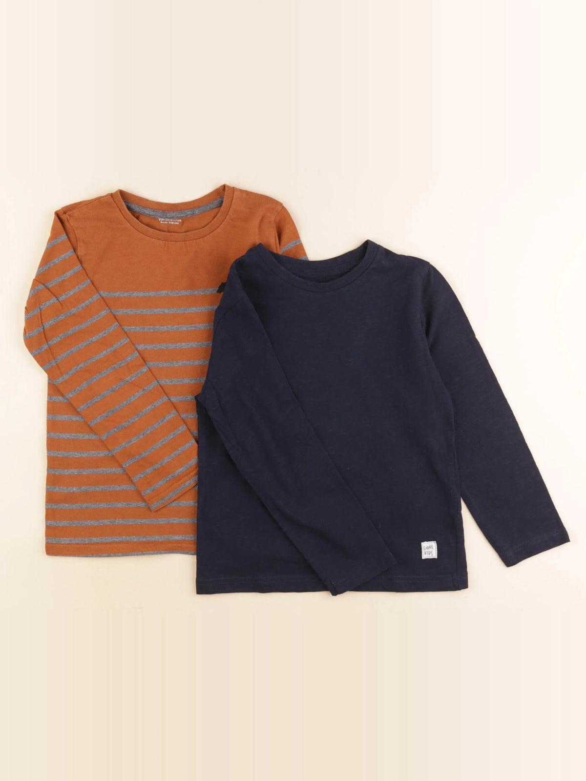 Vertbaudet - lot de 2 tee-shirts multicolore - 6 ans