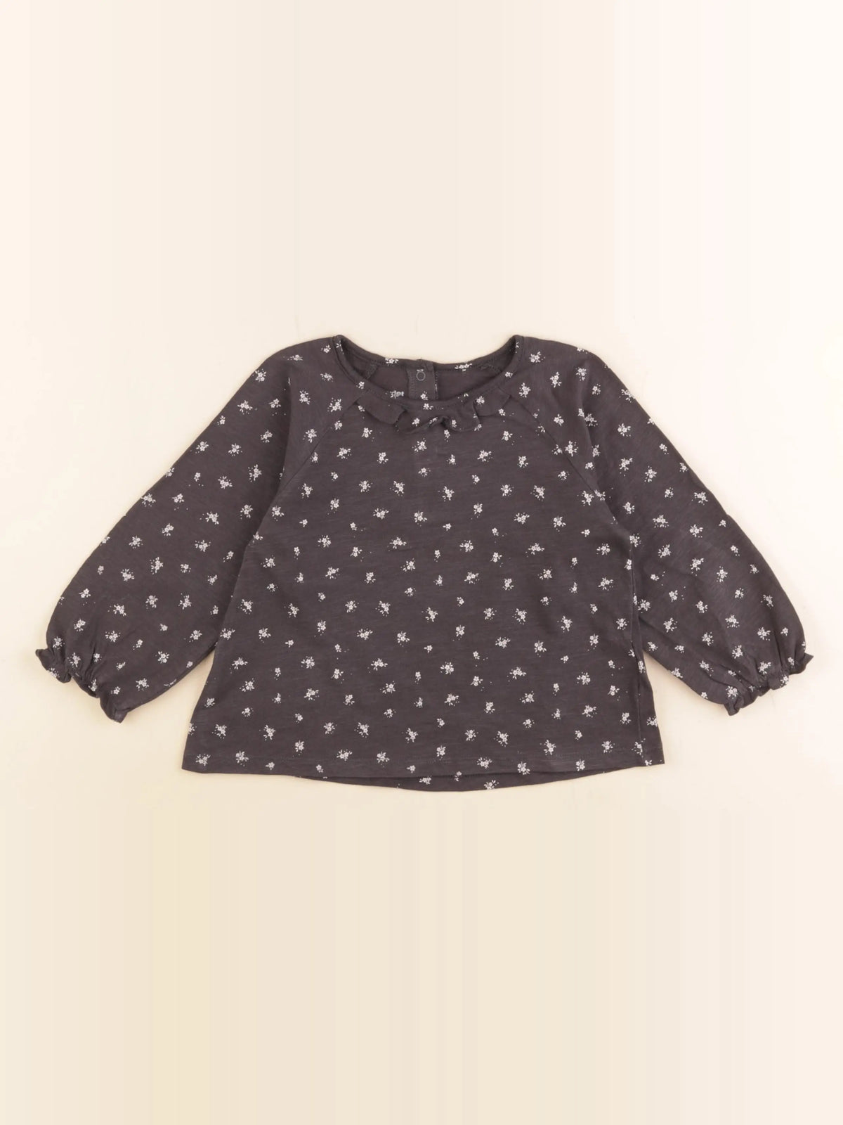 Vertbaudet - tee-shirt noir - 24 mois