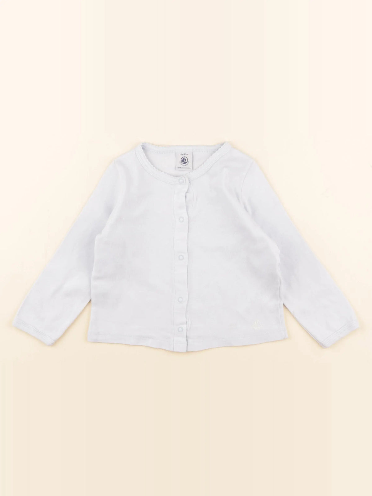 Petit Bateau - tee-shirt bleu - 18 mois