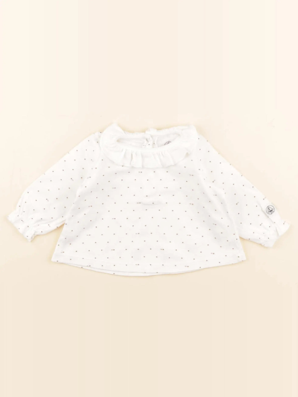 Petit Bateau - tee-shirt blanc - 3 mois
