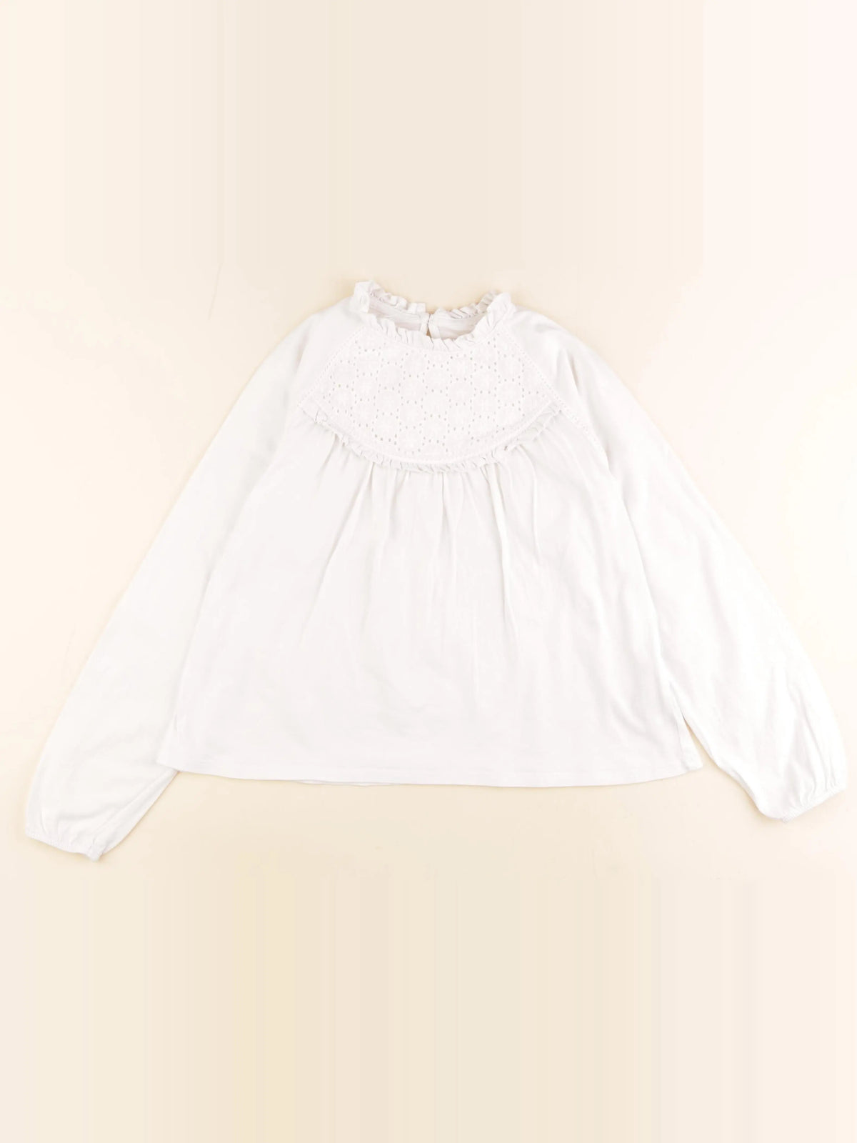 Vertbaudet - tee-shirt blanc - 10 ans