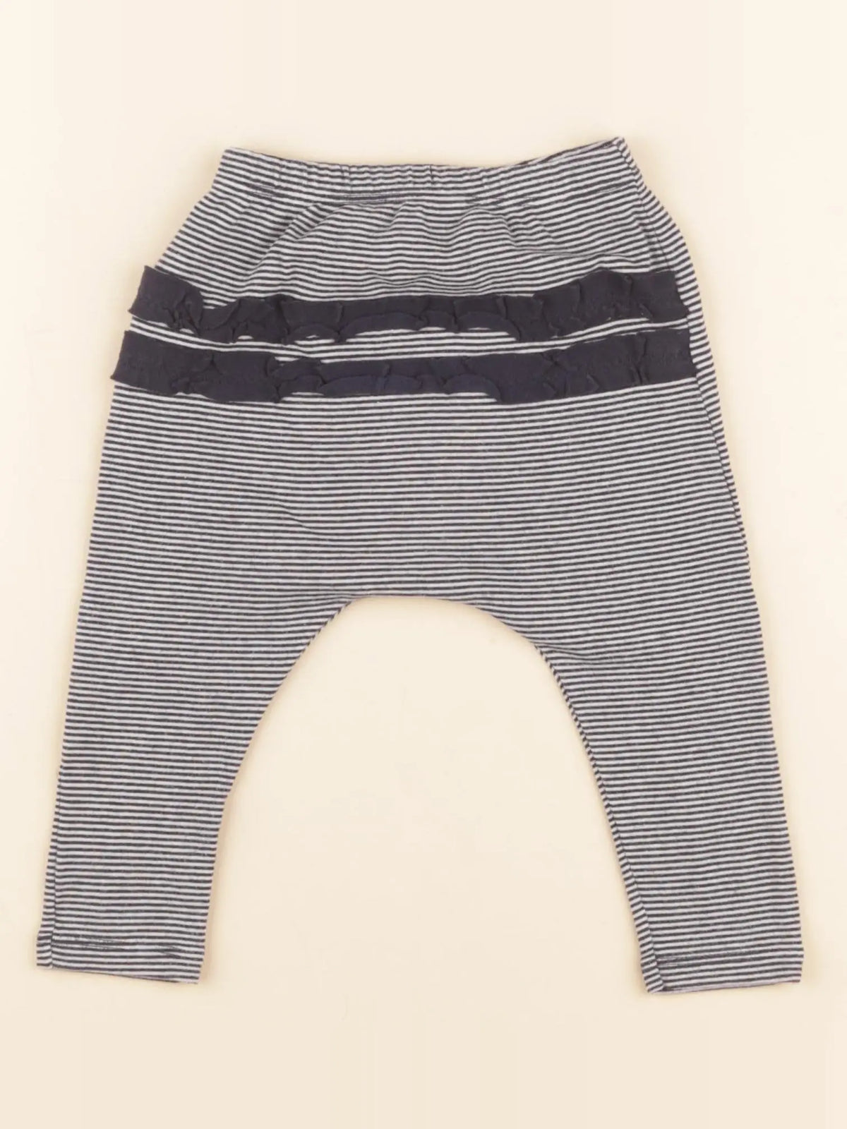 Petit Bateau - legging bleu - 12 mois