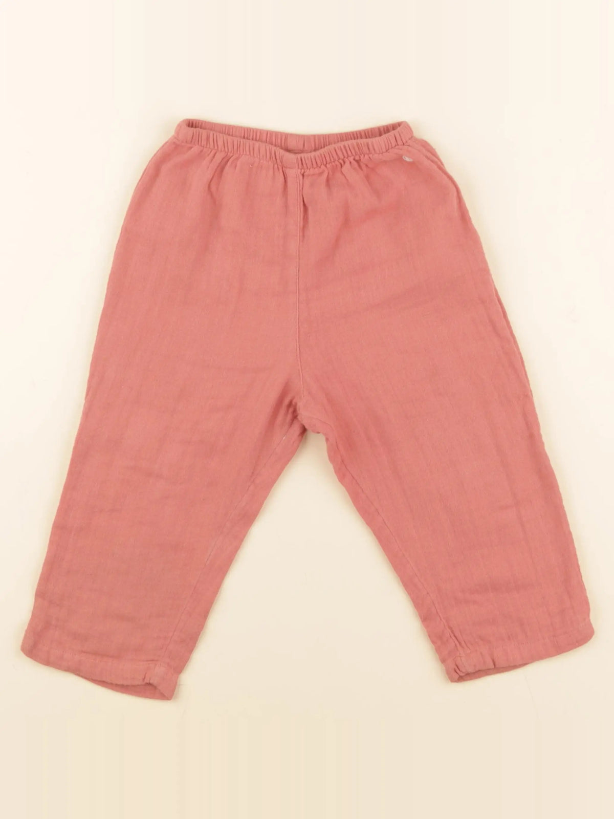 Petit Bateau - pantalon rose - 24 mois