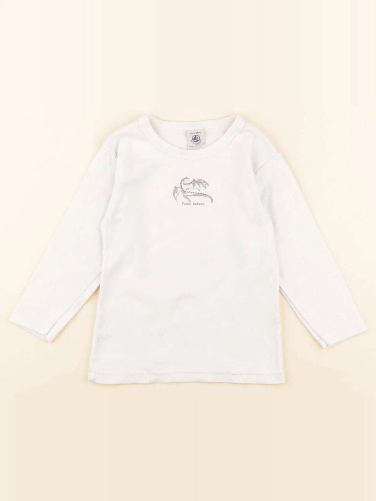 Petit Bateau - maillot de corps blanc - 3 ans