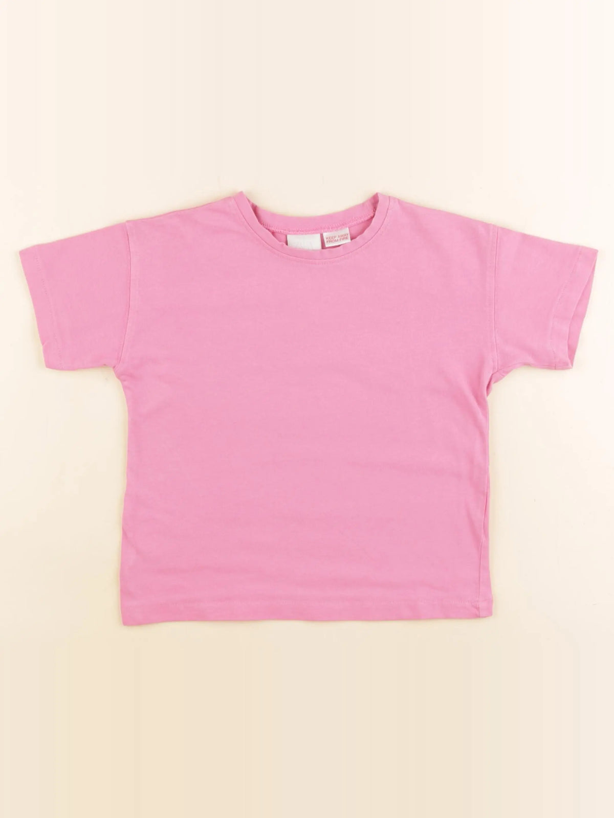 Zara - tee-shirt rose - 3 ans
