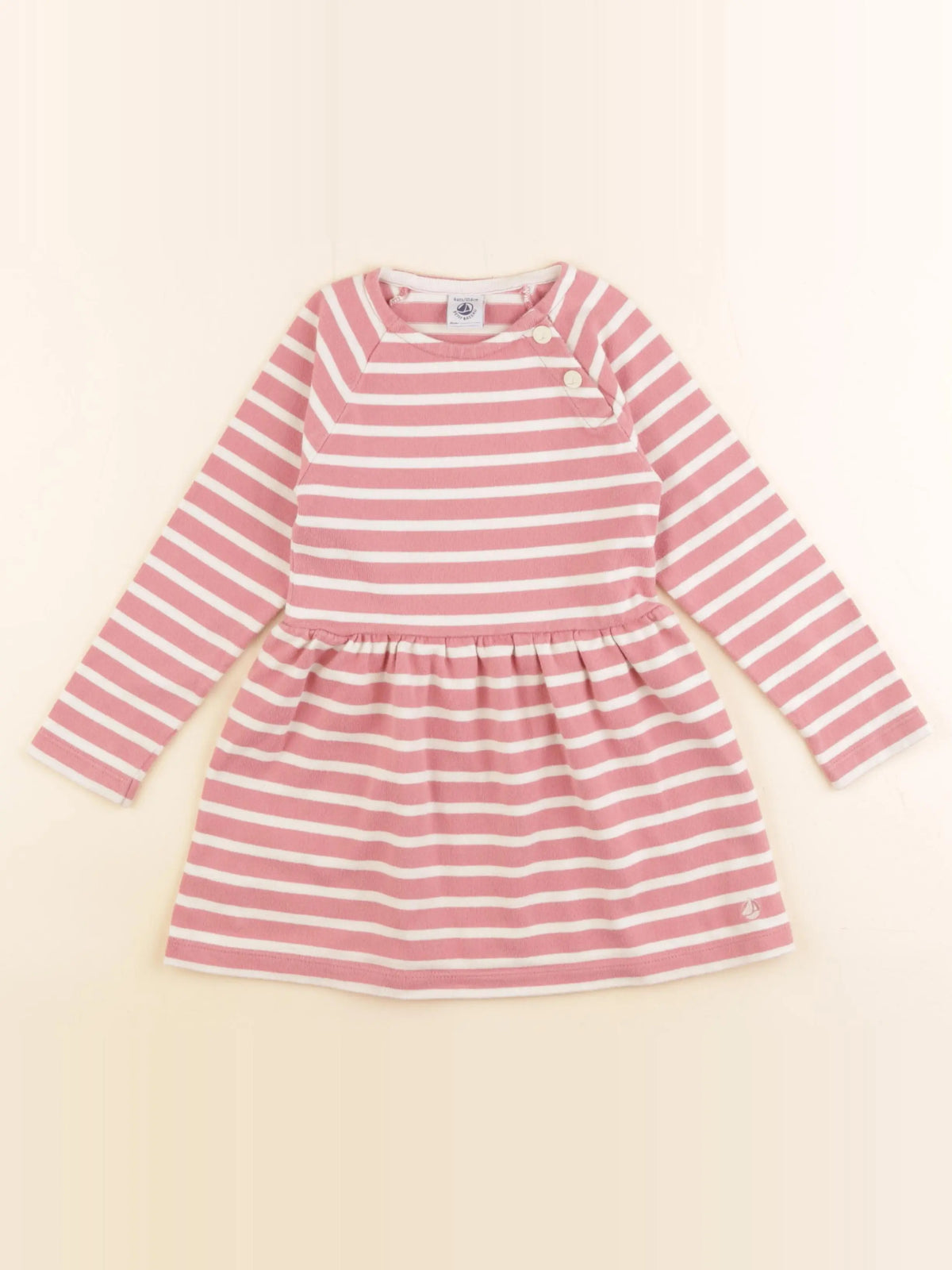 Petit Bateau - robe rose - 4 ans