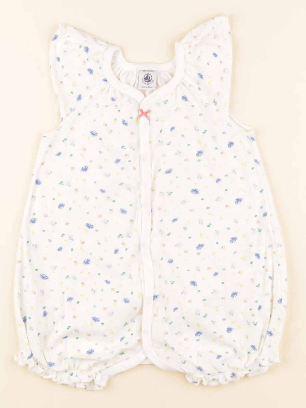 Petit Bateau - pyjama coton multicolore - 18 mois