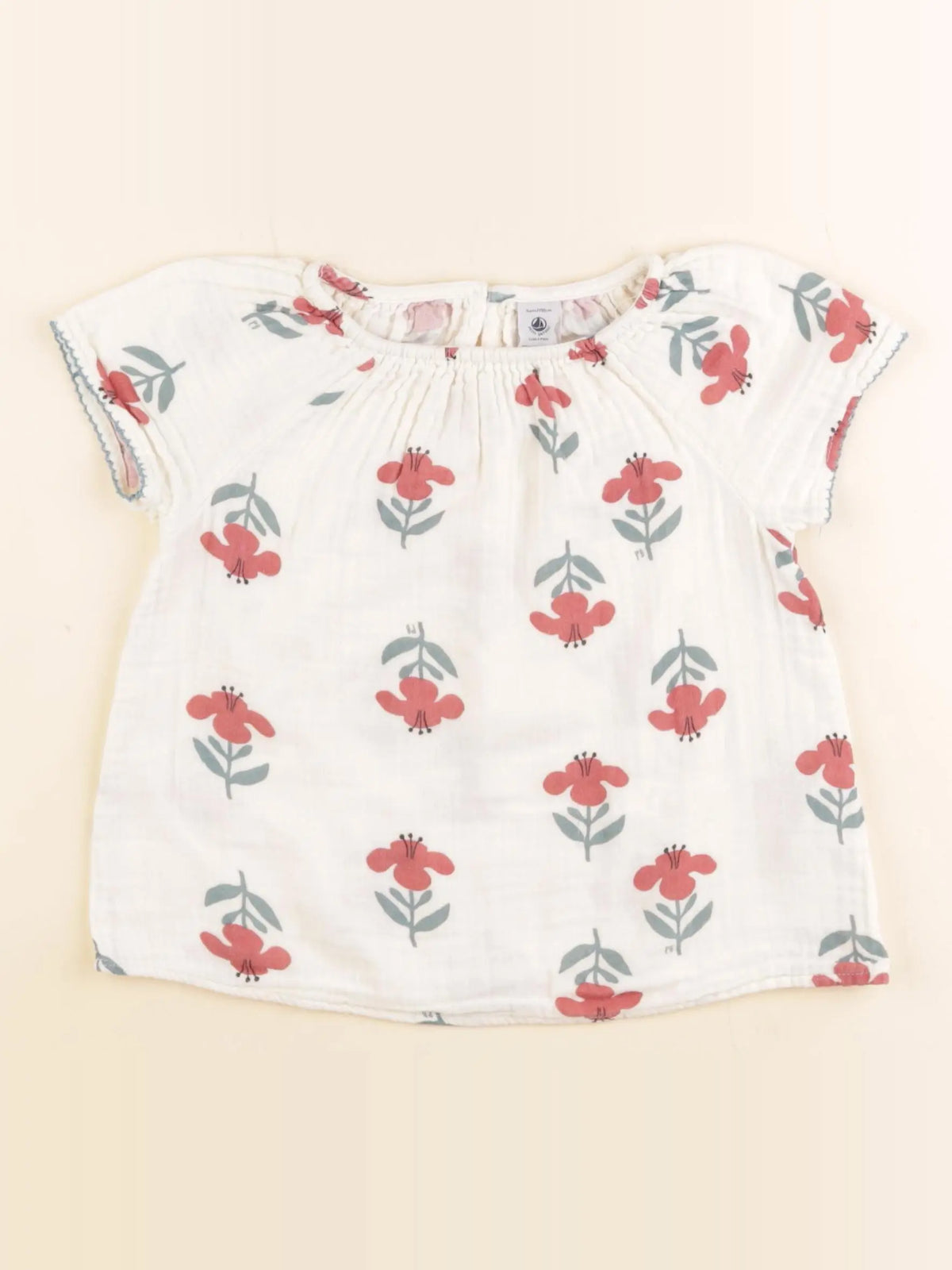 Petit Bateau - blouse beige - 5 ans