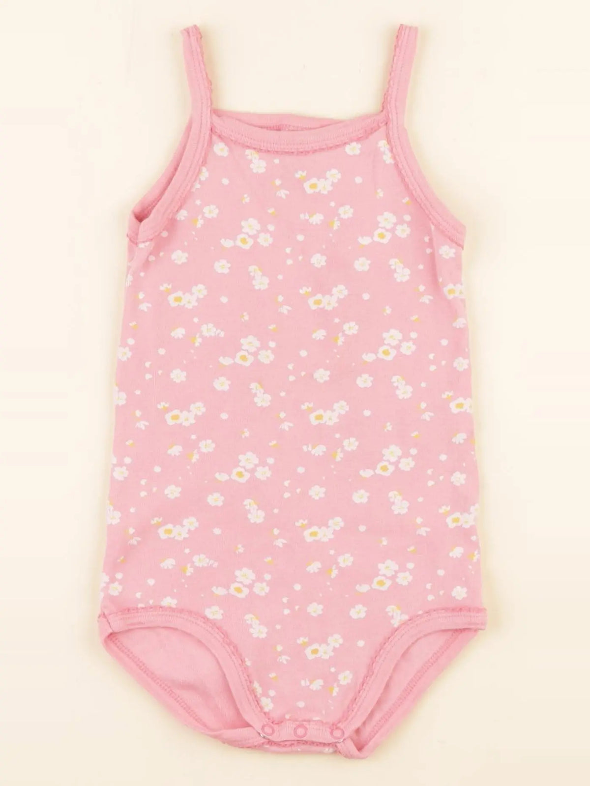 Petit Bateau - body rose, blanc - 24 mois