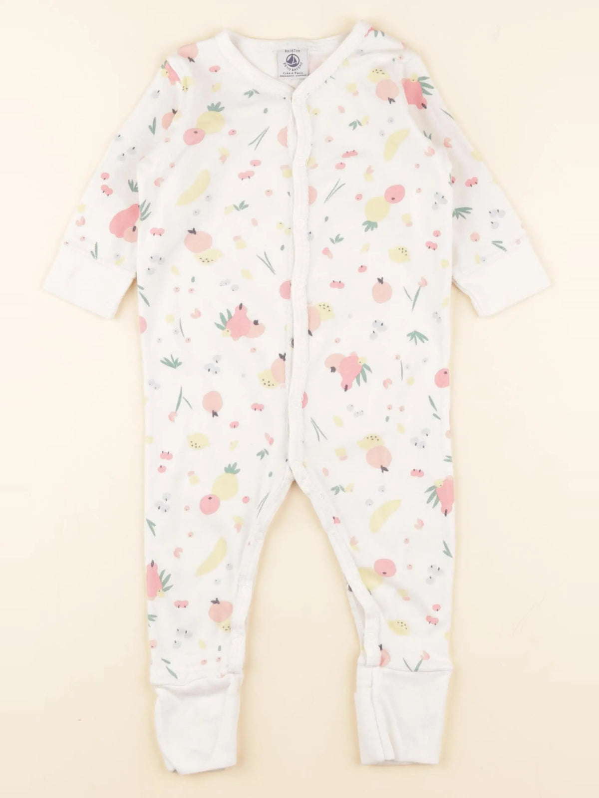 Petit Bateau - pyjama coton multicolore - 6 mois