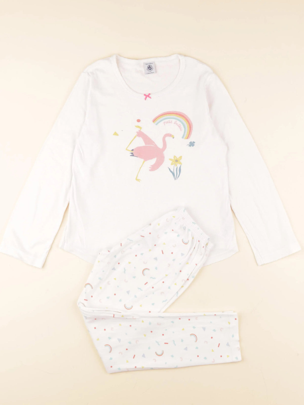 Petit Bateau - pyjama coton multicolore - 8 ans