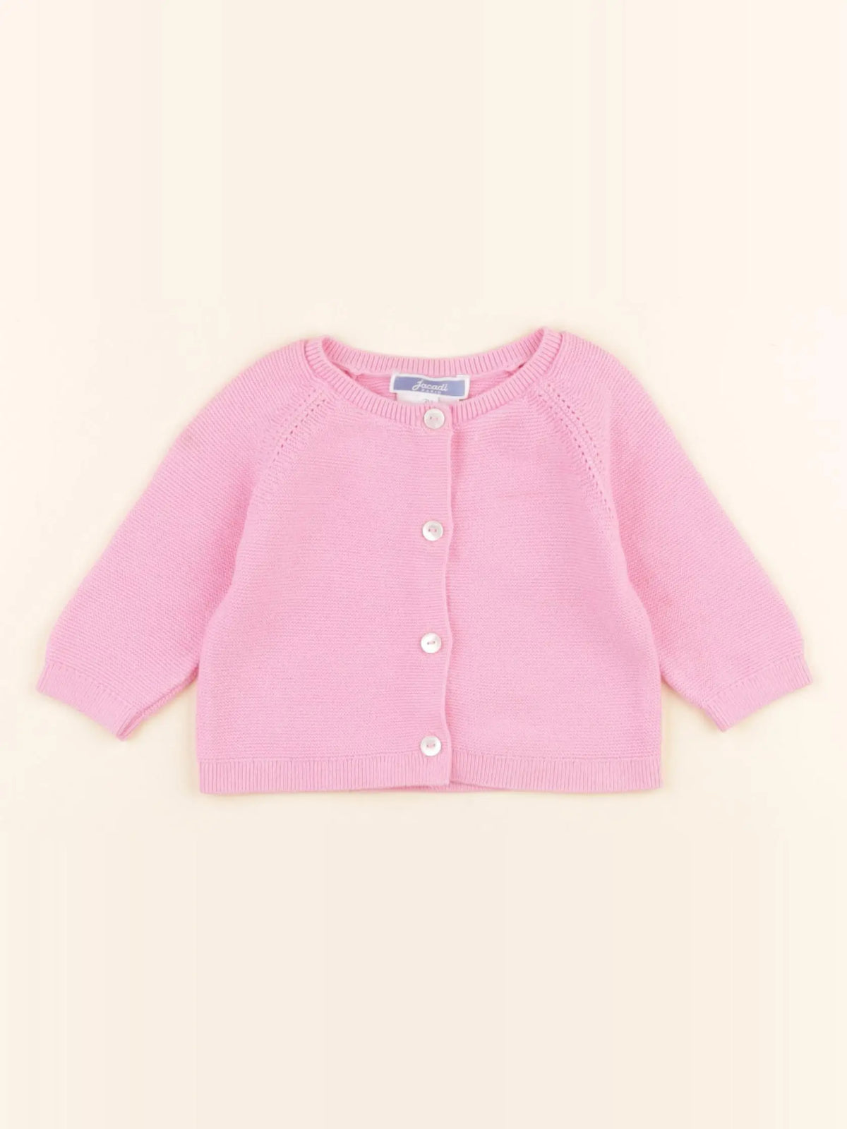 Jacadi - gilet rose - 3 mois