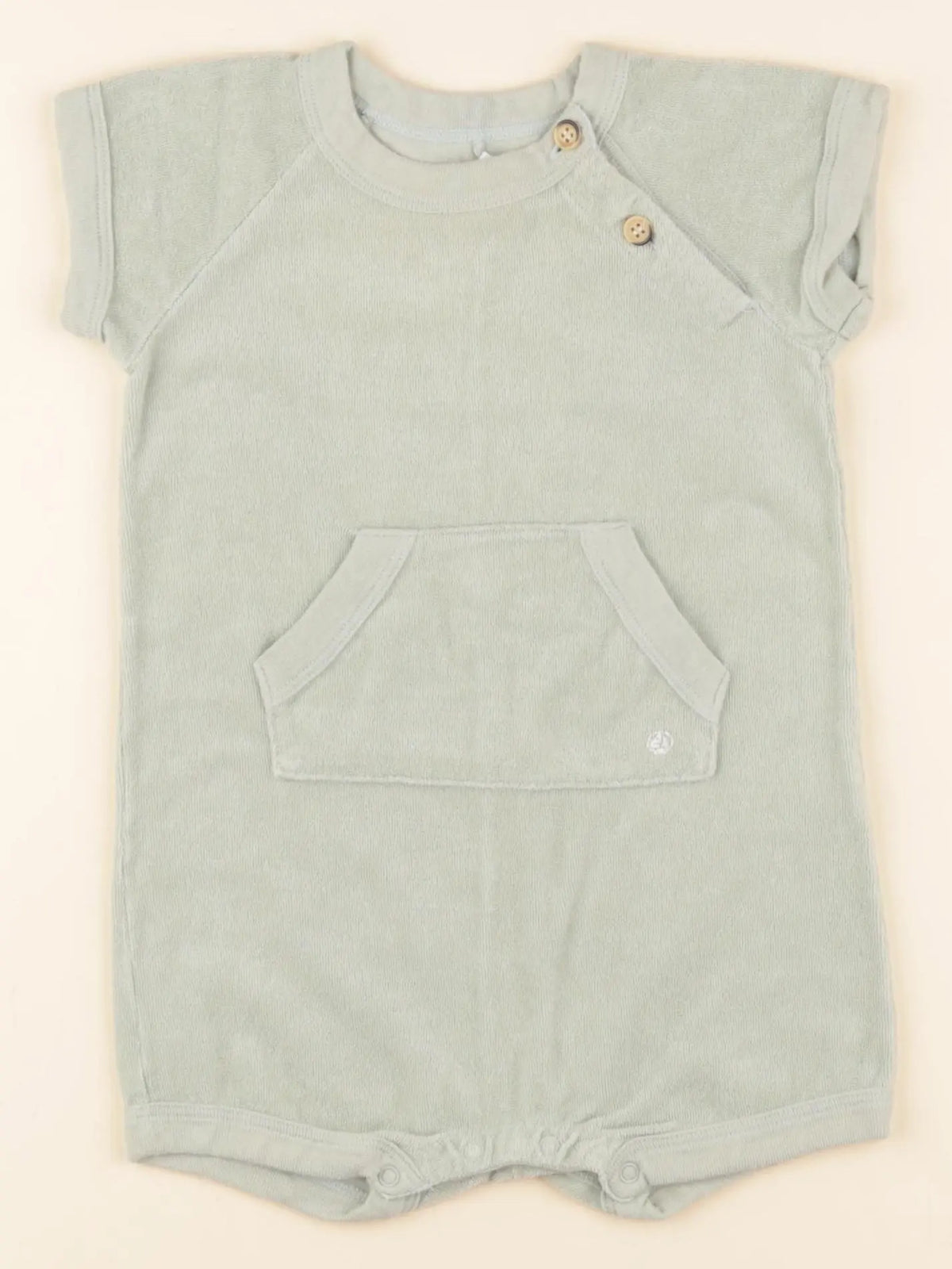 Petit Bateau - combinaison vert - 12 mois