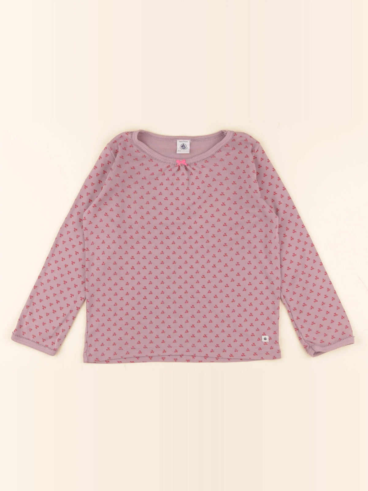 Petit Bateau - maillot de corps violet - 6 ans