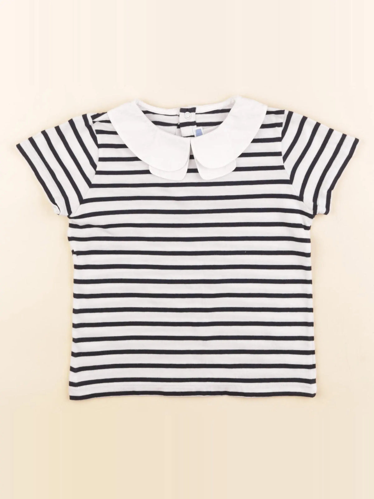 Jacadi - tee-shirt blanc, bleu - 4 ans