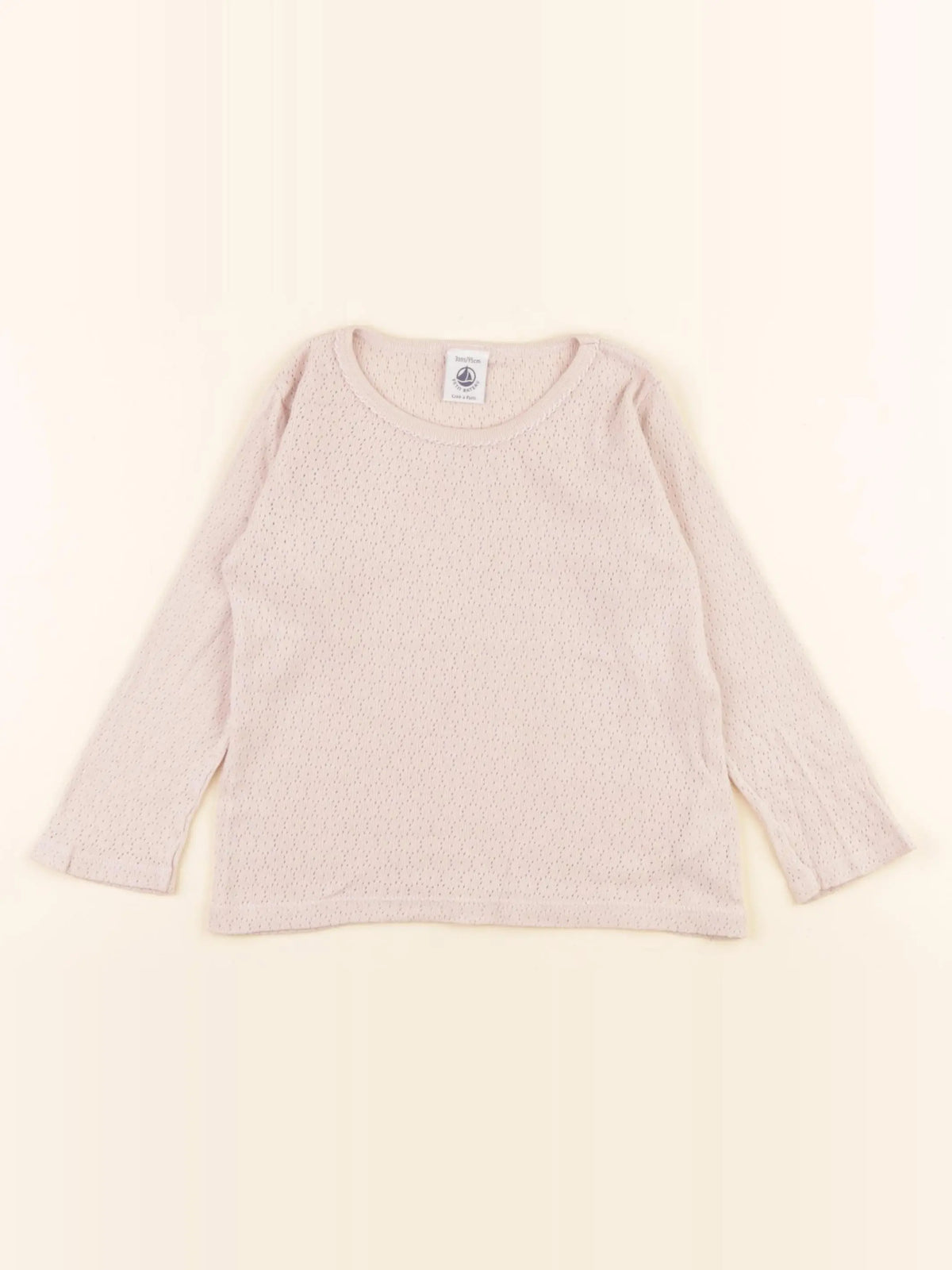 Petit Bateau - maillot de corps rose - 3 ans