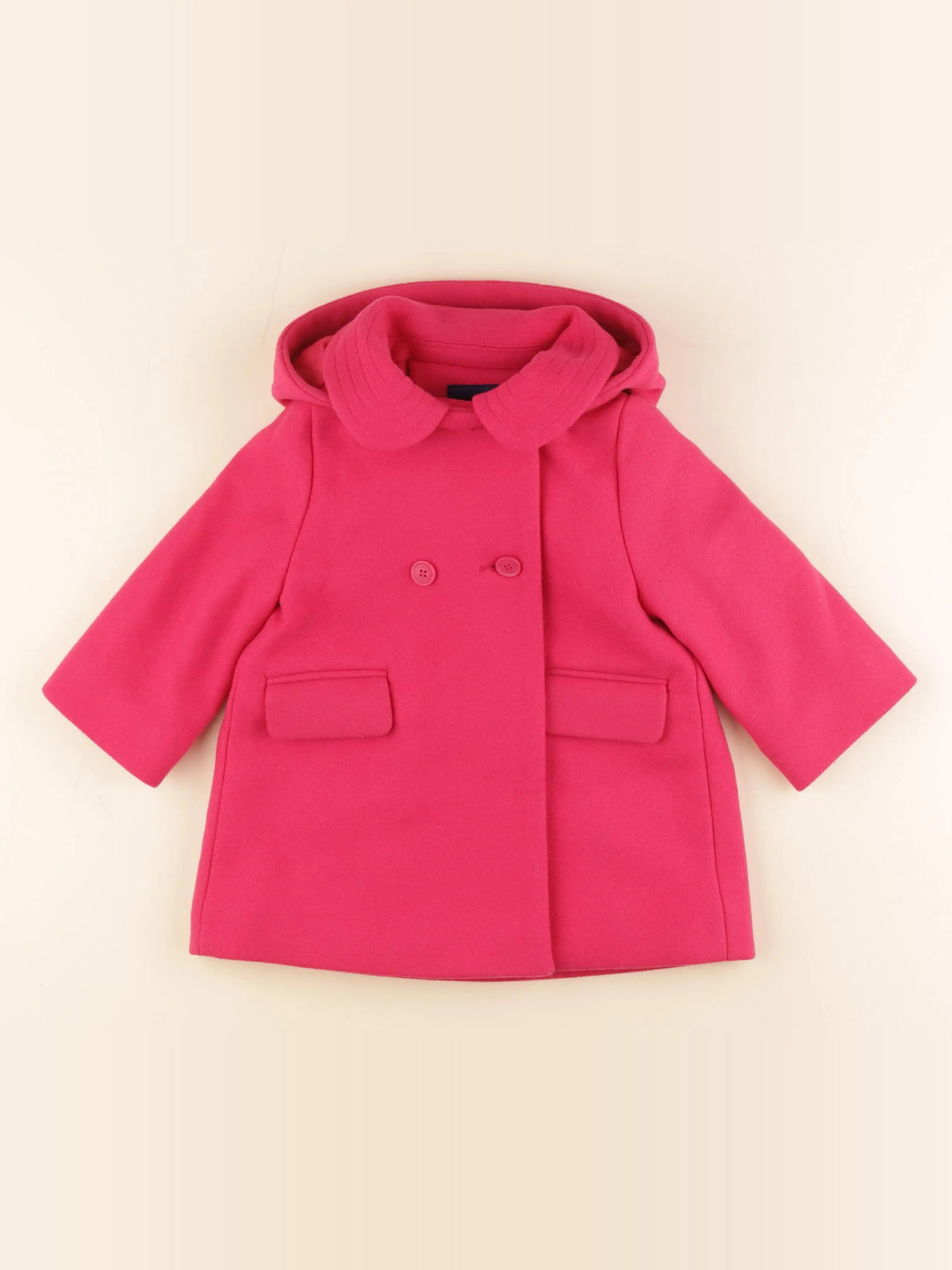 Jacadi - manteau rose - 18 mois