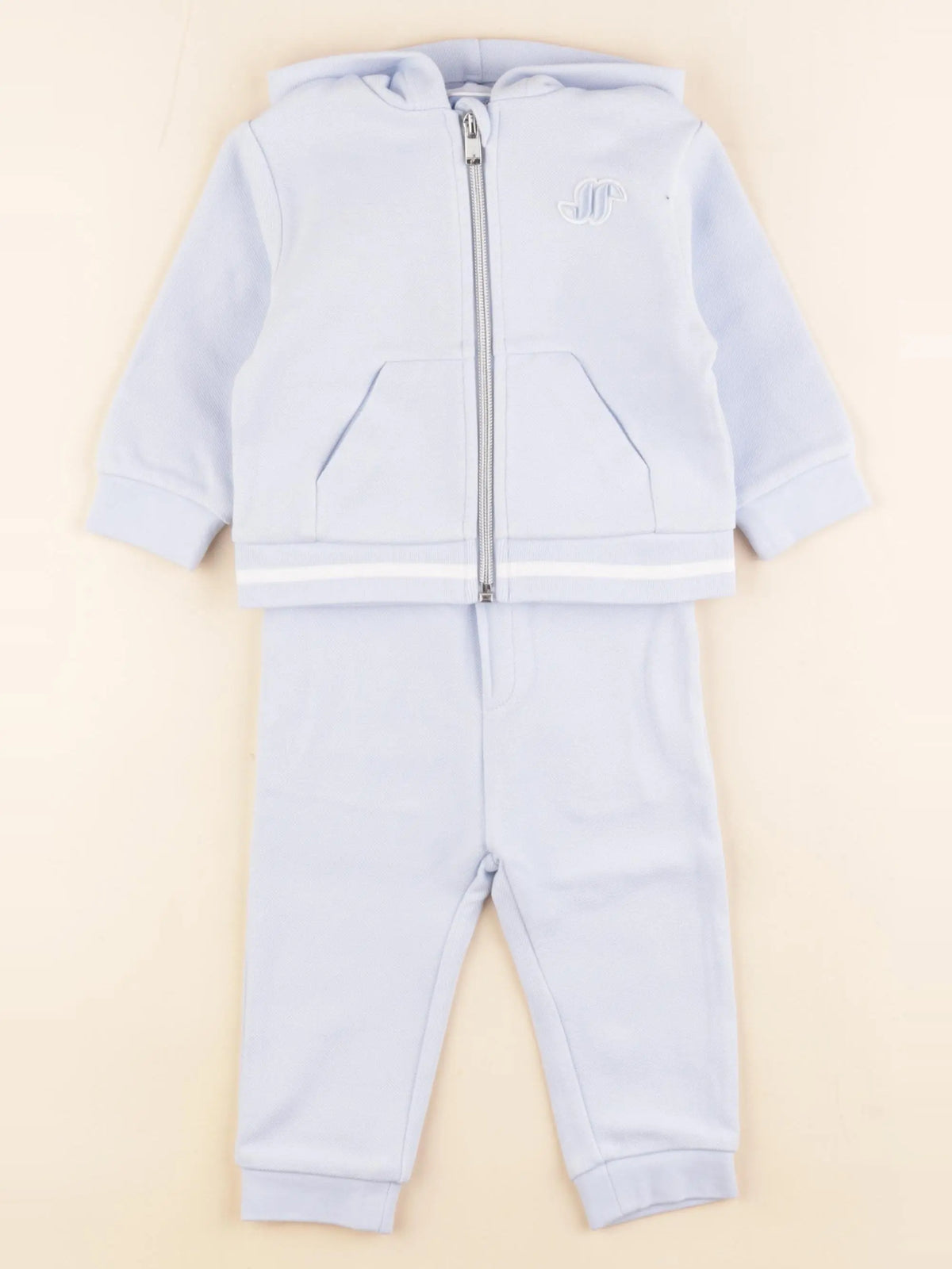 Jacadi - ensemble bleu - 12 mois