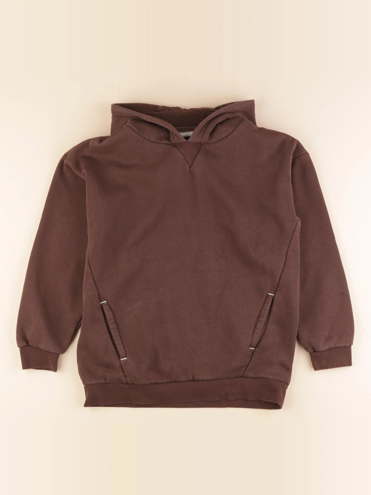 Vertbaudet - sweat marron - 12 ans