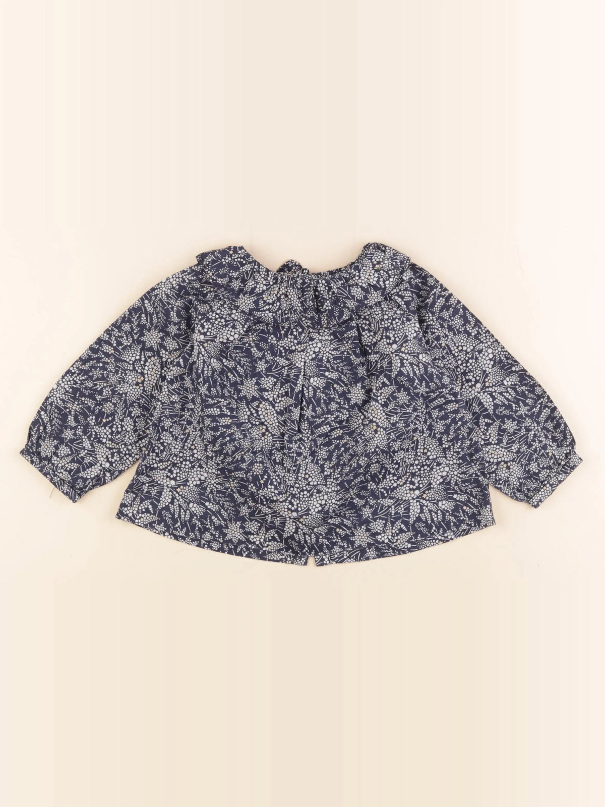 Jacadi - blouse bleu - 18 mois
