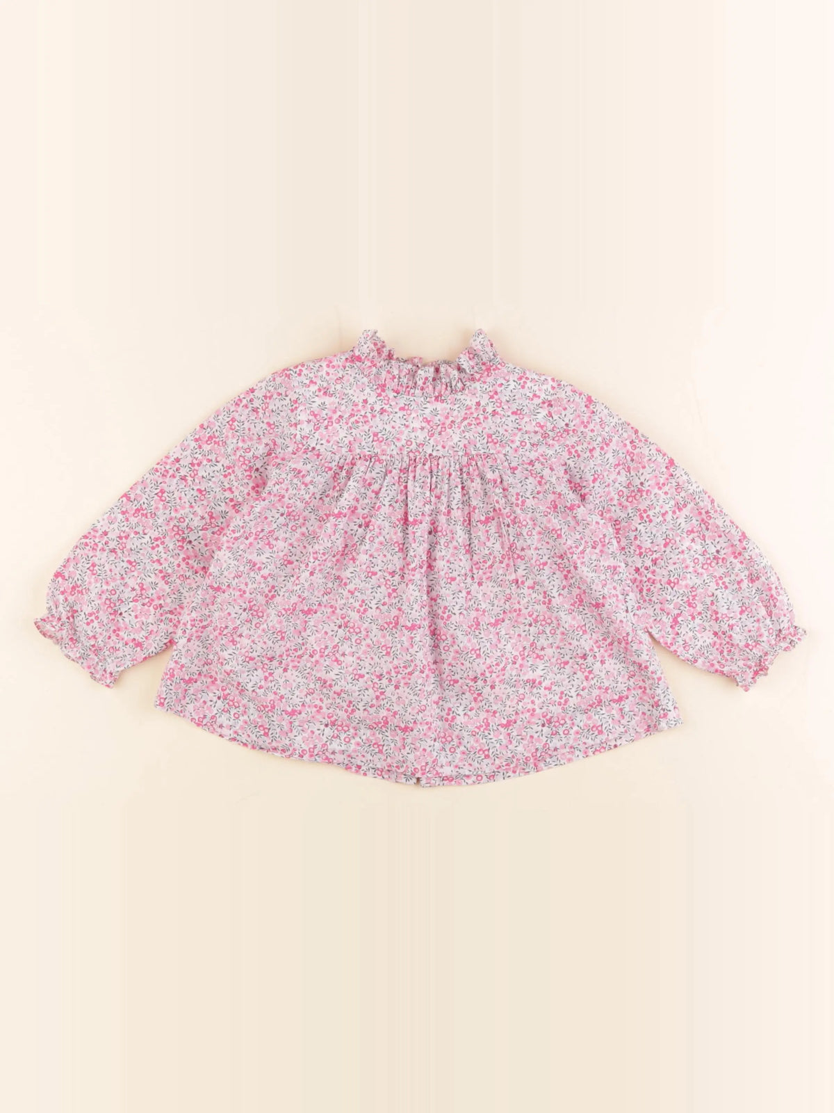 Jacadi - blouse liberty rose - 18 mois