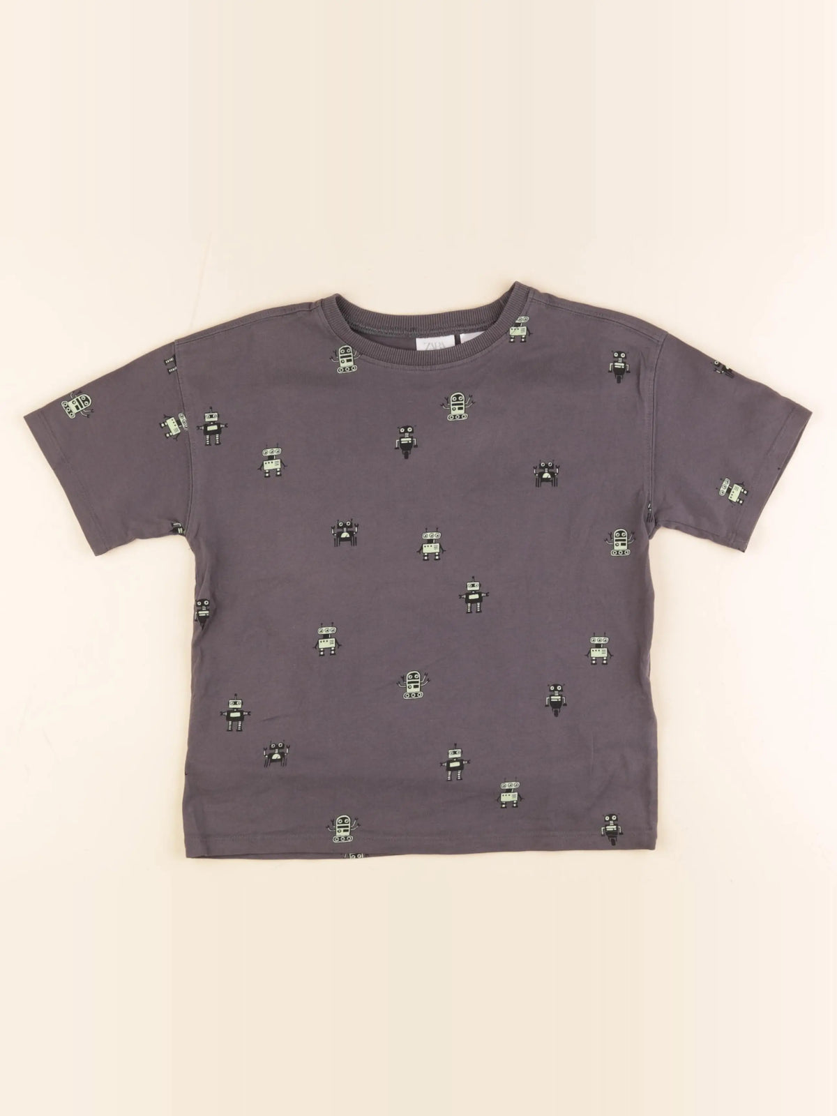 Zara - tee-shirt gris - 6 ans