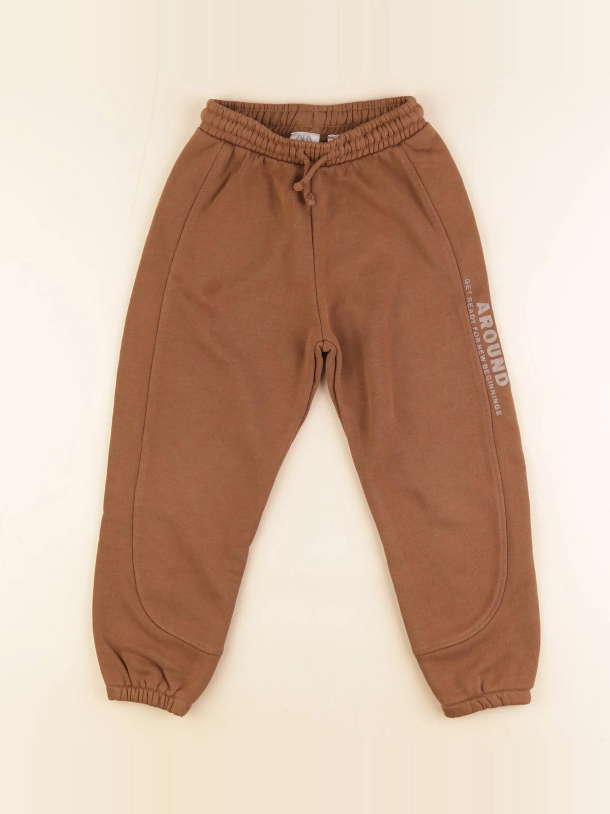 Zara - jogging marron - 5/6 ans