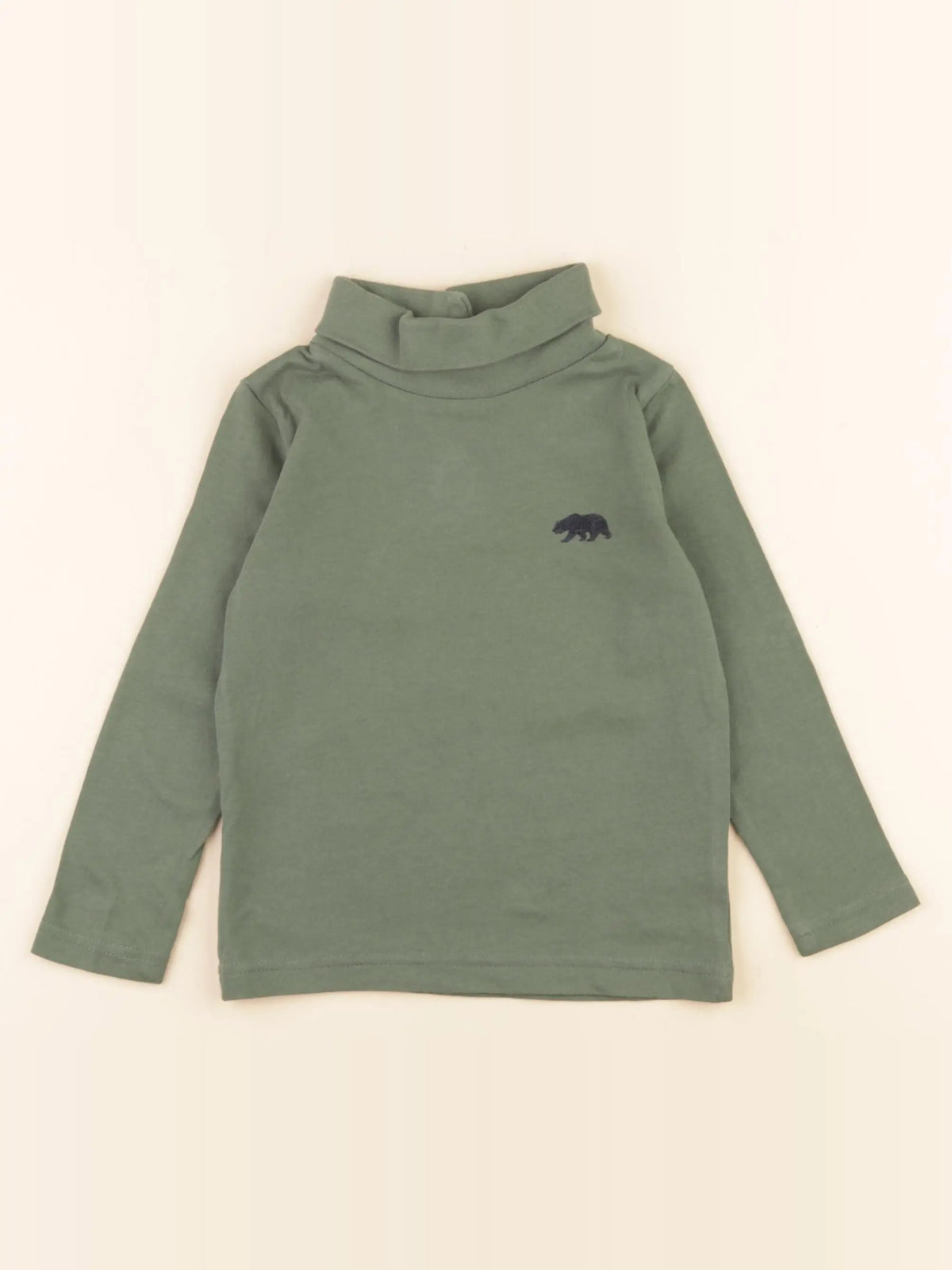 Vertbaudet - sous-pull vert - 3 ans