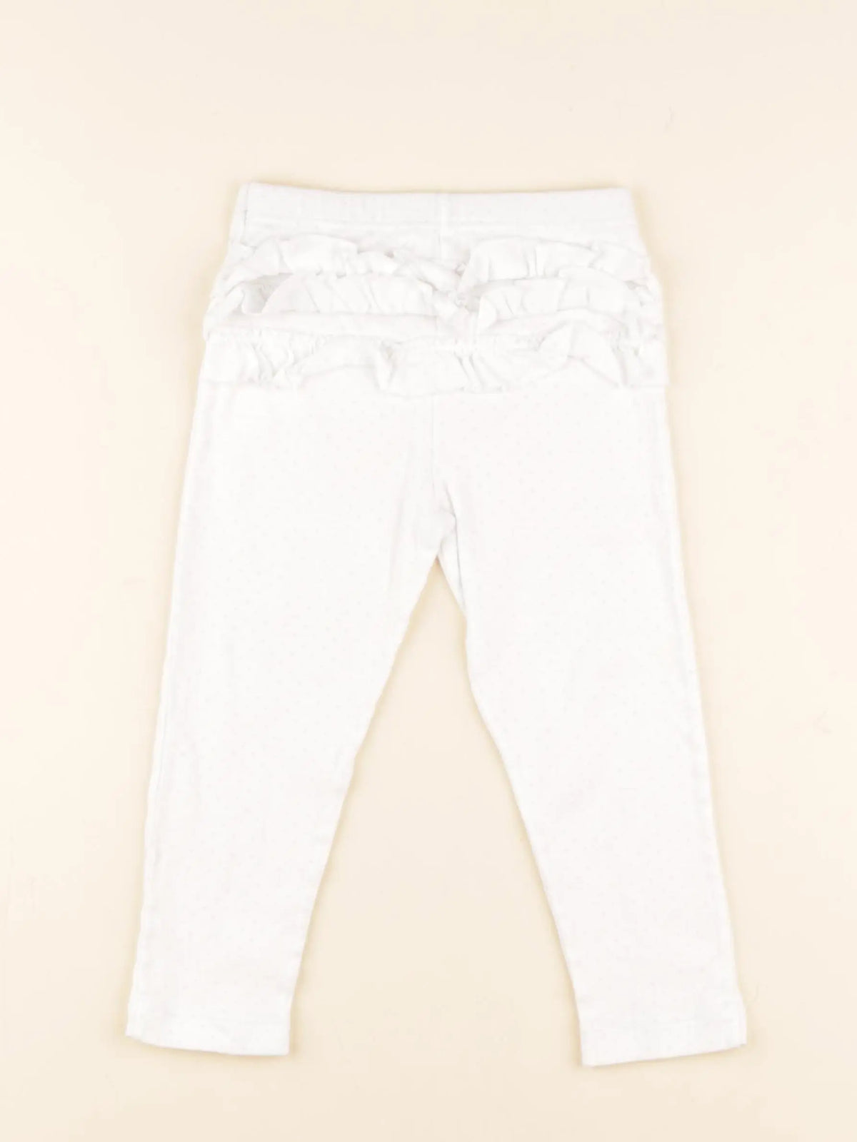 Petit Bateau - legging blanc - 36 mois