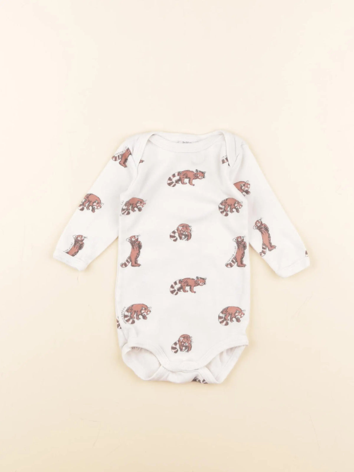 Petit Bateau - body beige - 3 mois