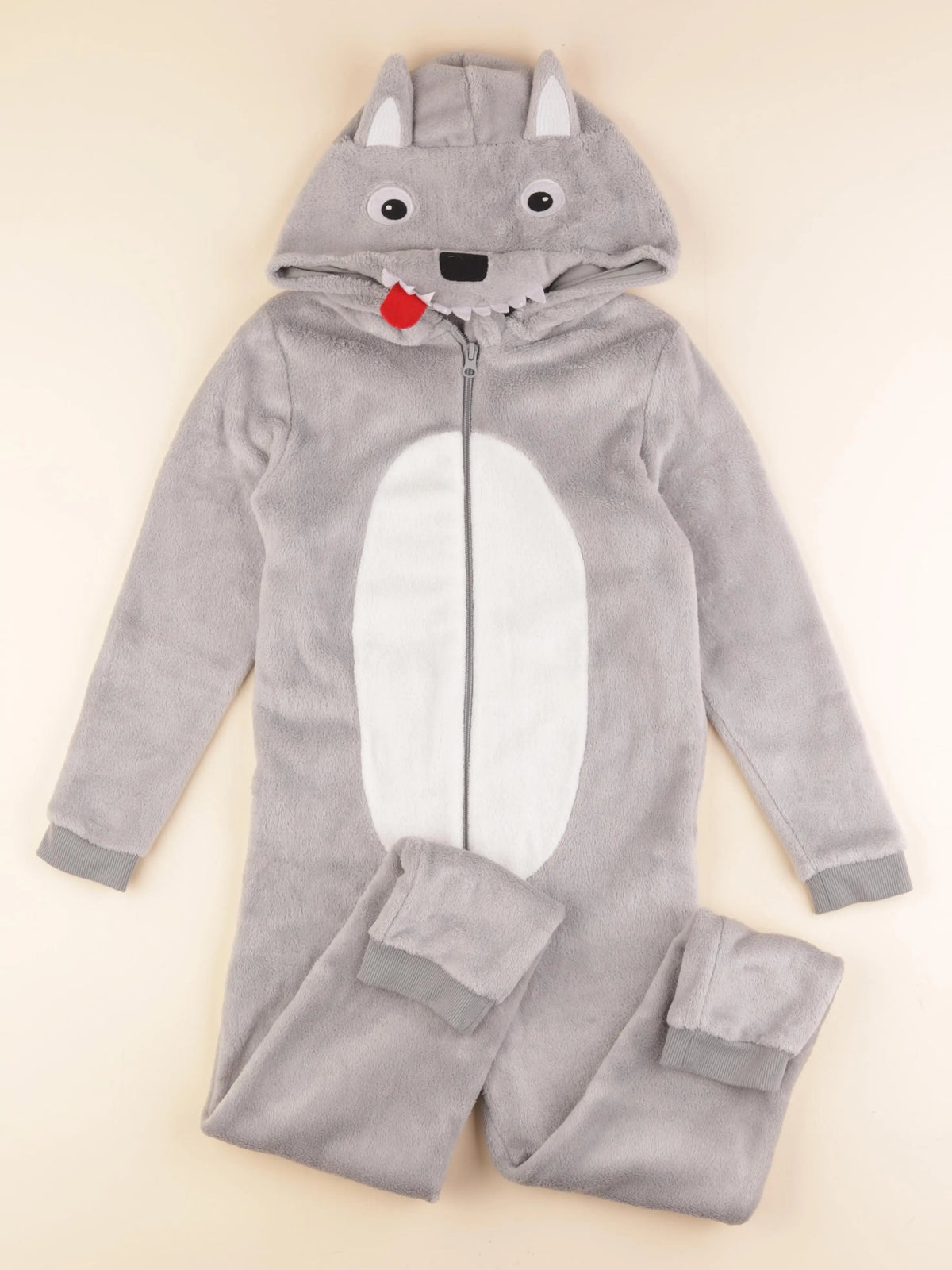 Vertbaudet - sur-pyjama gris - 10 ans
