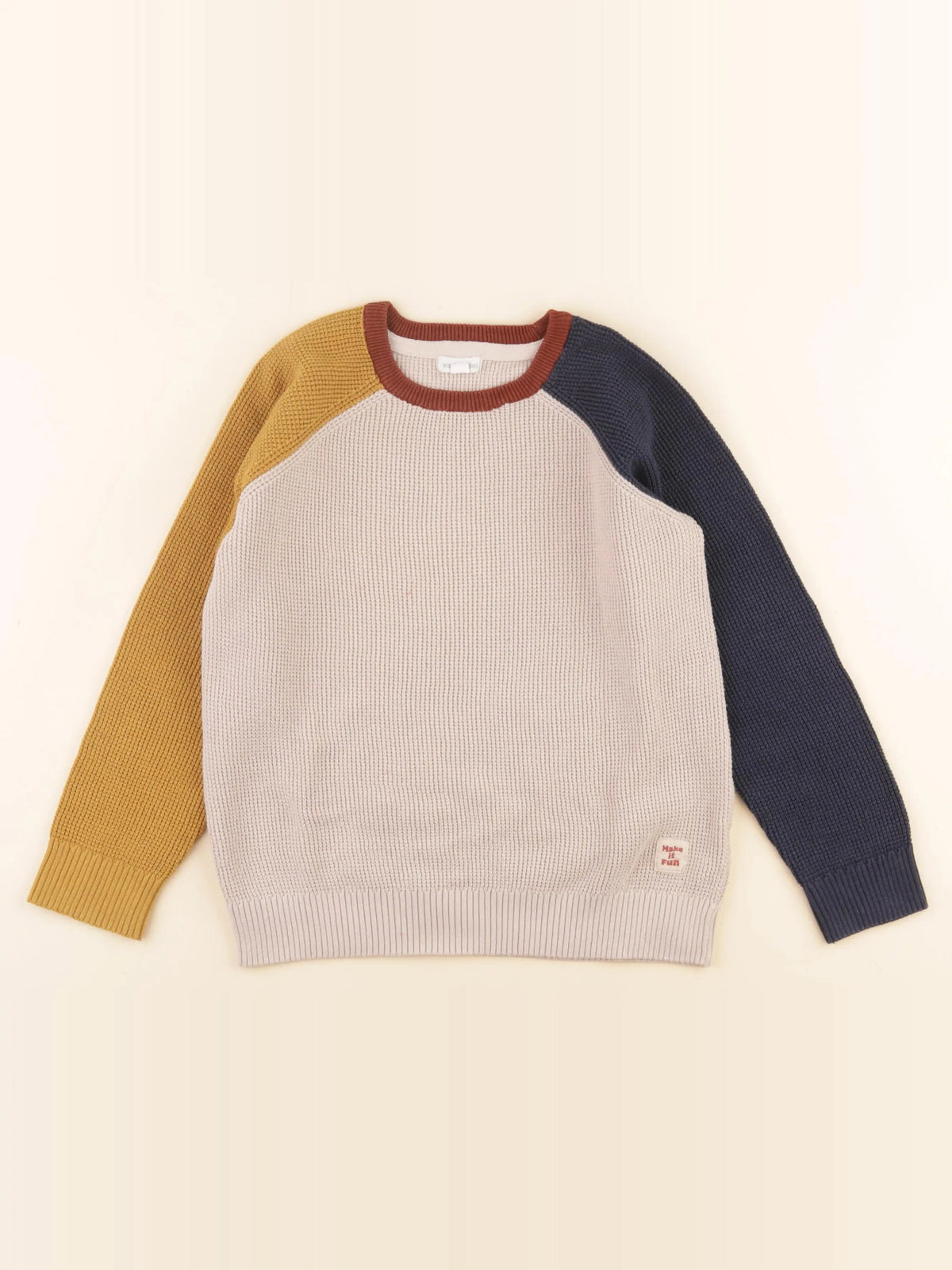 Vertbaudet - pull multicolore - 8 ans